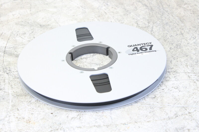 Quantegy 467 1/2 inch mastering tape in protective case +  3M floppy