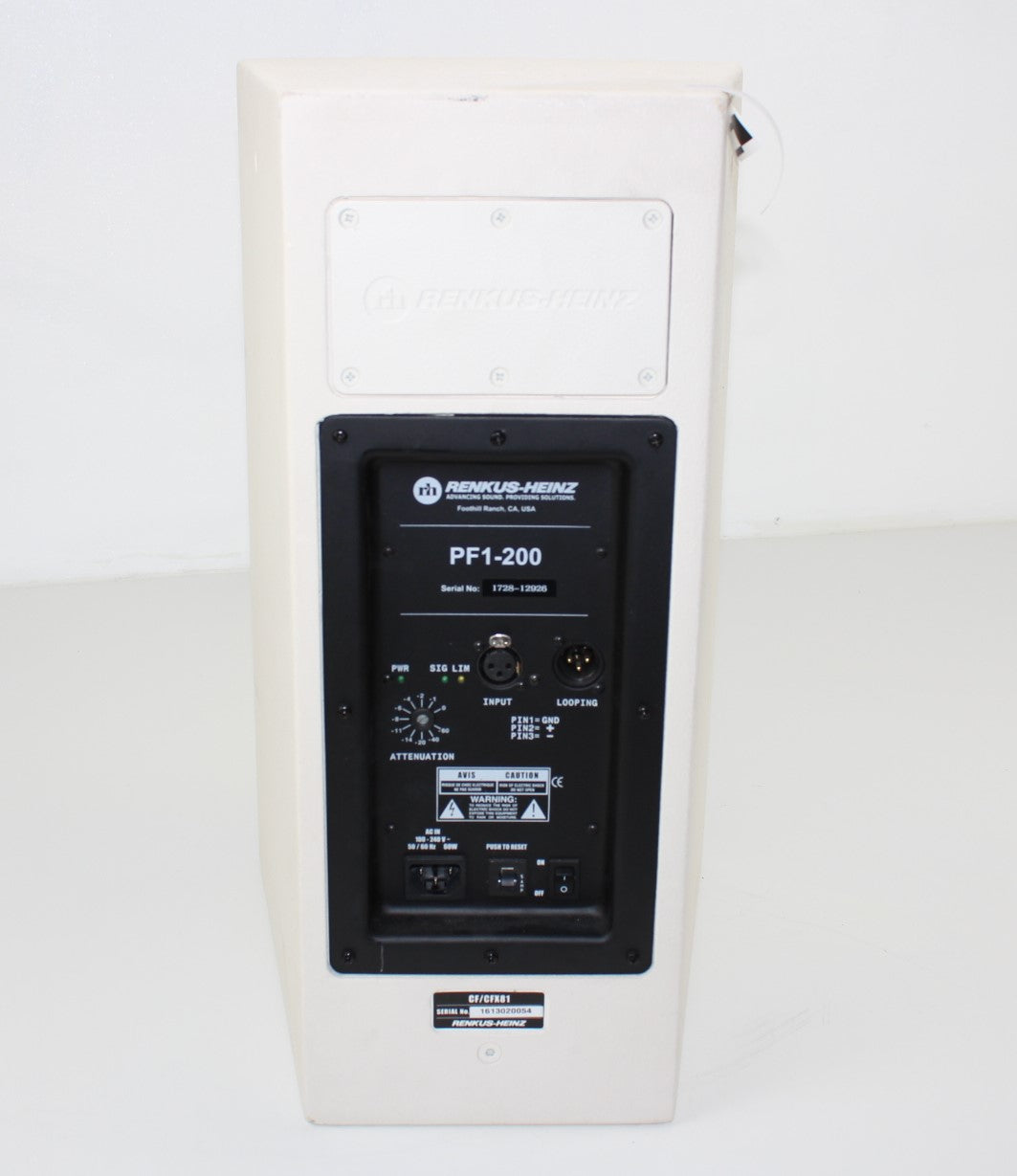 Renkus-Heinz PF1 - 200 actieve enkele luidspreker - werkt niet