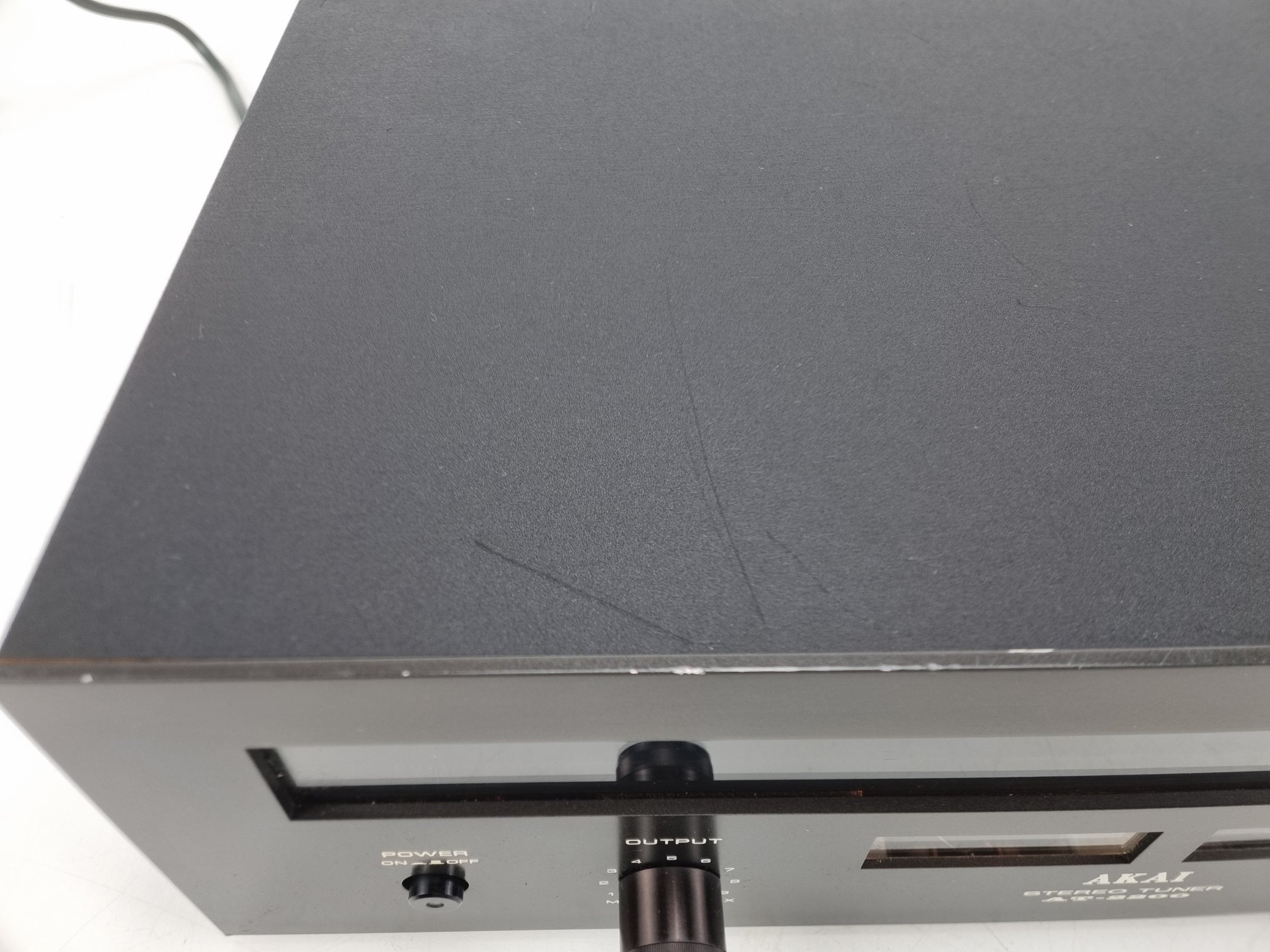 Akai AT-2200 - Vintage tuner met nieuwe verlichting - Zwart