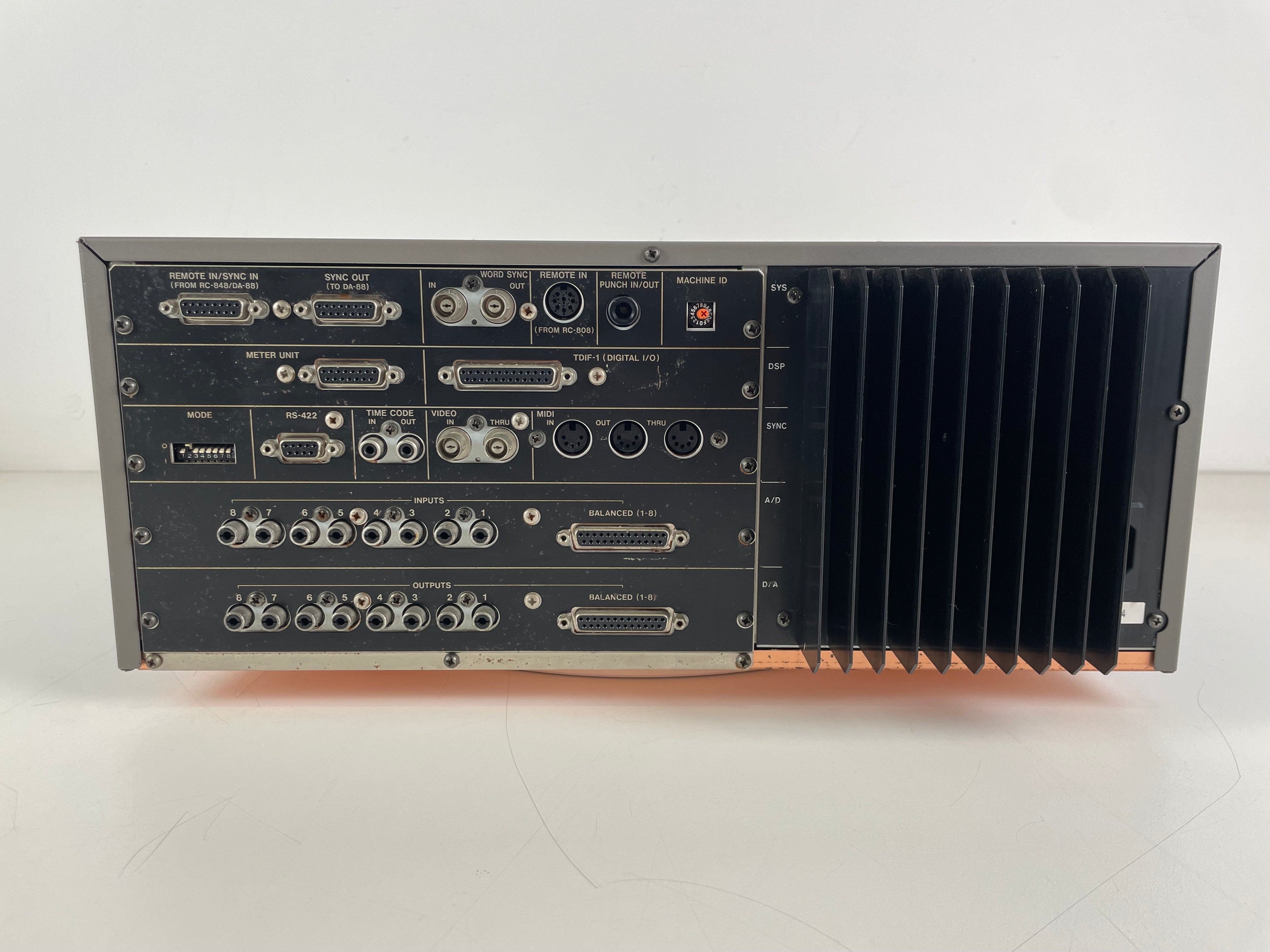 Tascam DA-88 8-Track Digital Recorder – ADAT/TDIF – With Manual