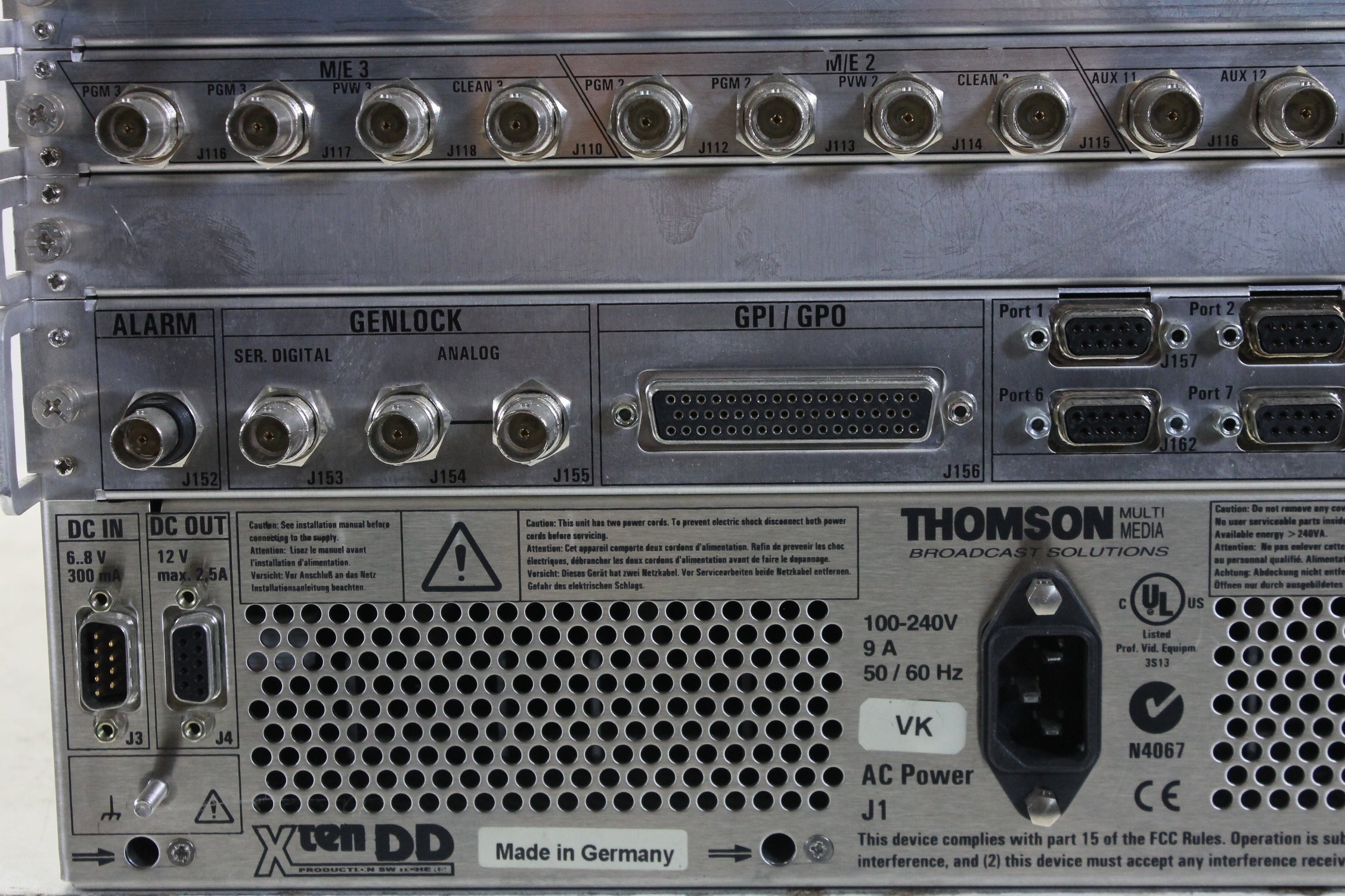 Grass Valley XtenDD Thomson RPS-35-2S + XtenDD-3-Pack Productieschakelaar