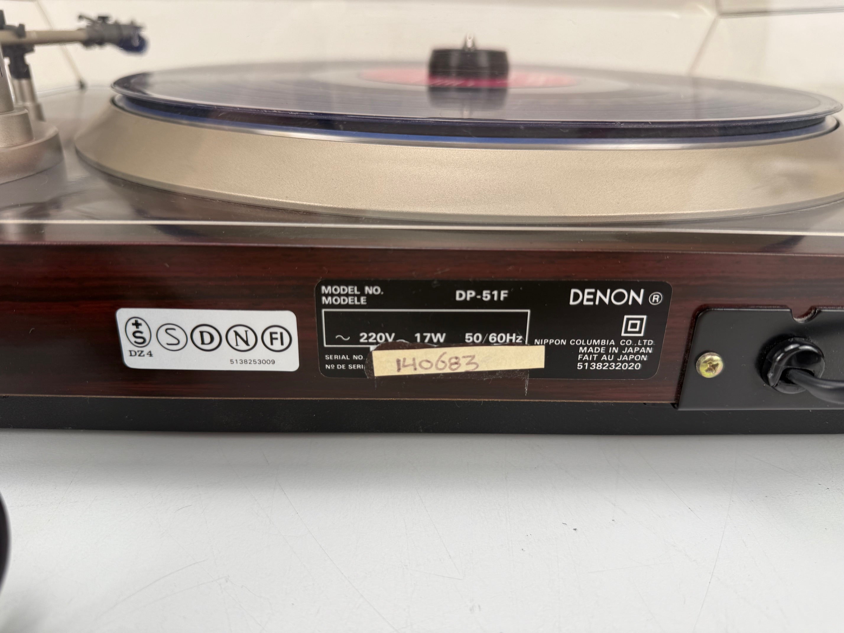 Denon DP-51F Direct Drive Fully Automatic Turntable System - Yamaha MC-3