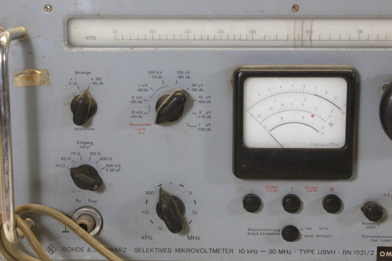 Rohde & Schwarz BN 1521/2 Microvolt Meter