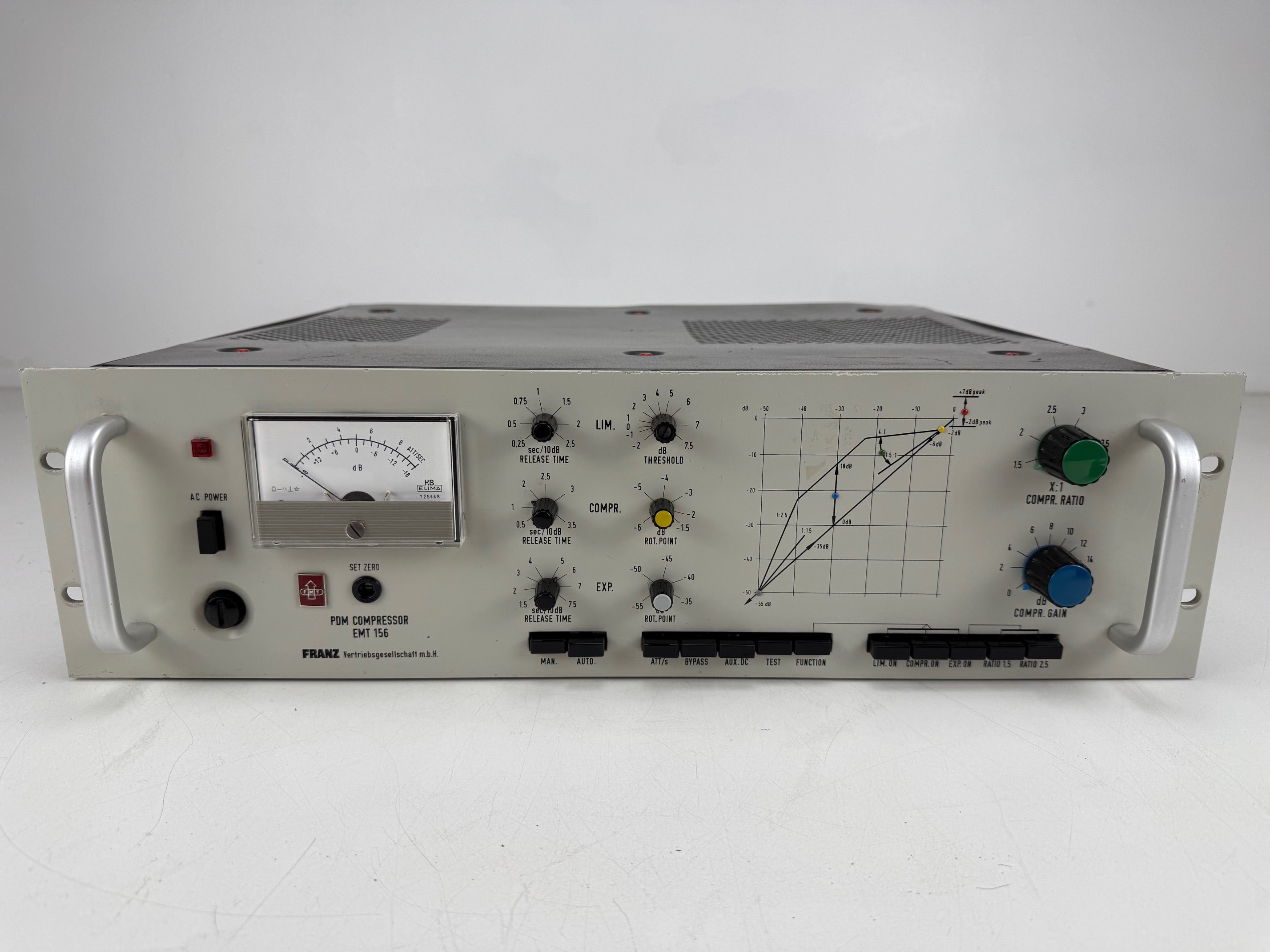 EMT PDM stereo compressor EMT 156 met handleidingen - Volledig nagekeken