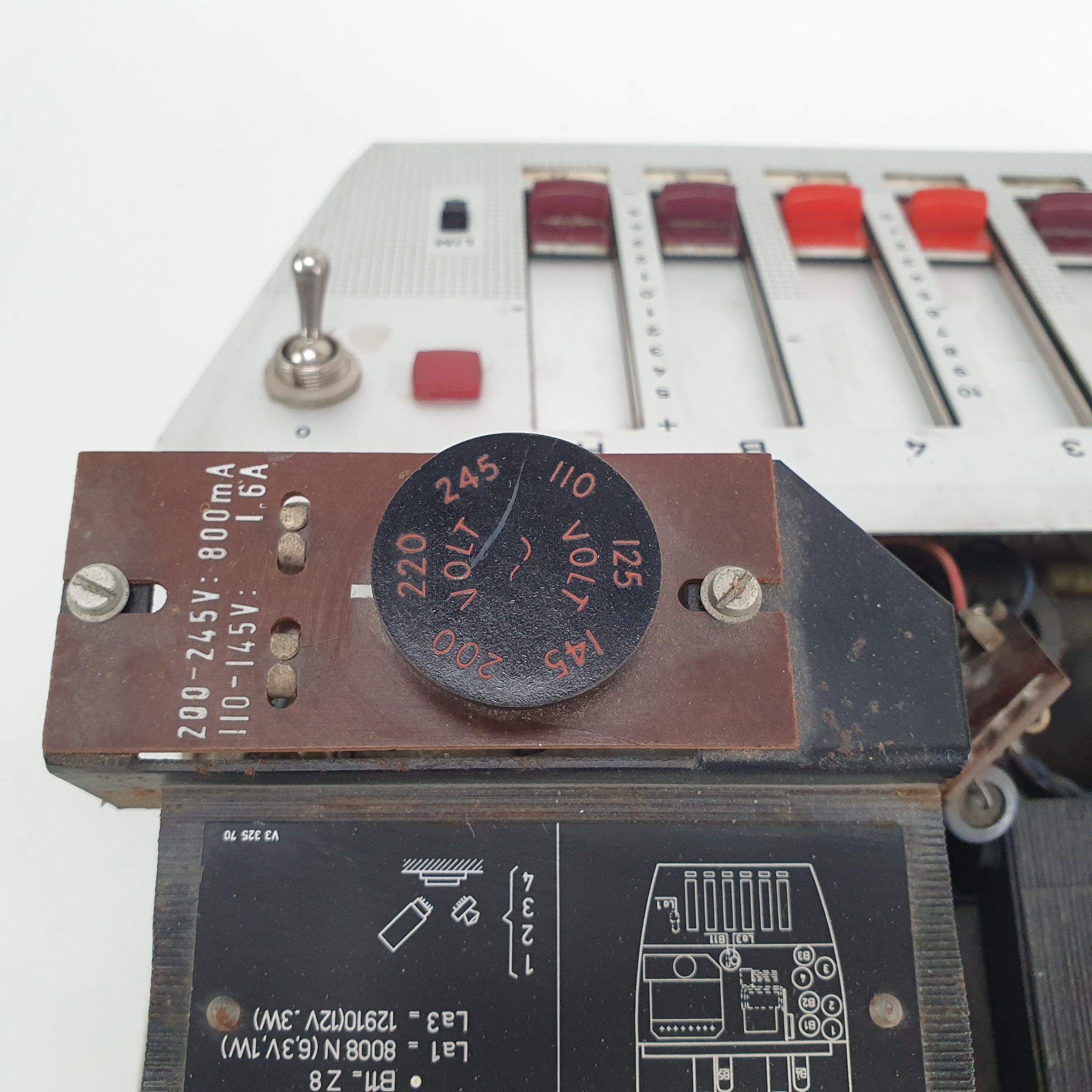 Philips EL 6415 4-kanaals buizenmixer/versterker met EL36- en ECC85-buizen