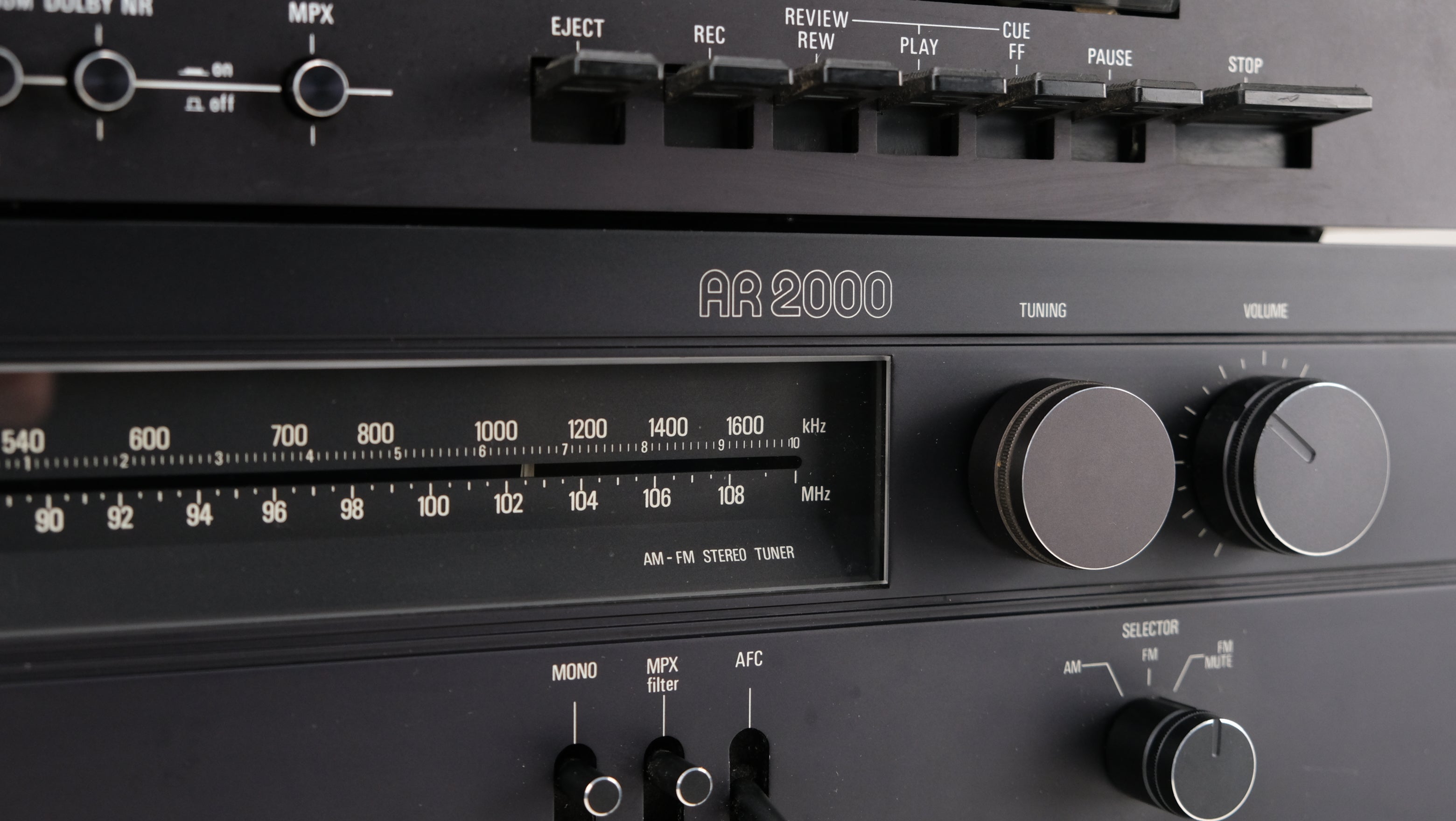 Aristona AR 1600 Stereo Amplifier - AR 2000 Stereo Tuner - EK 3543 Cassette Deck