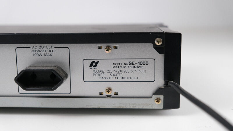 Sansui SE-1000 - Equalizer