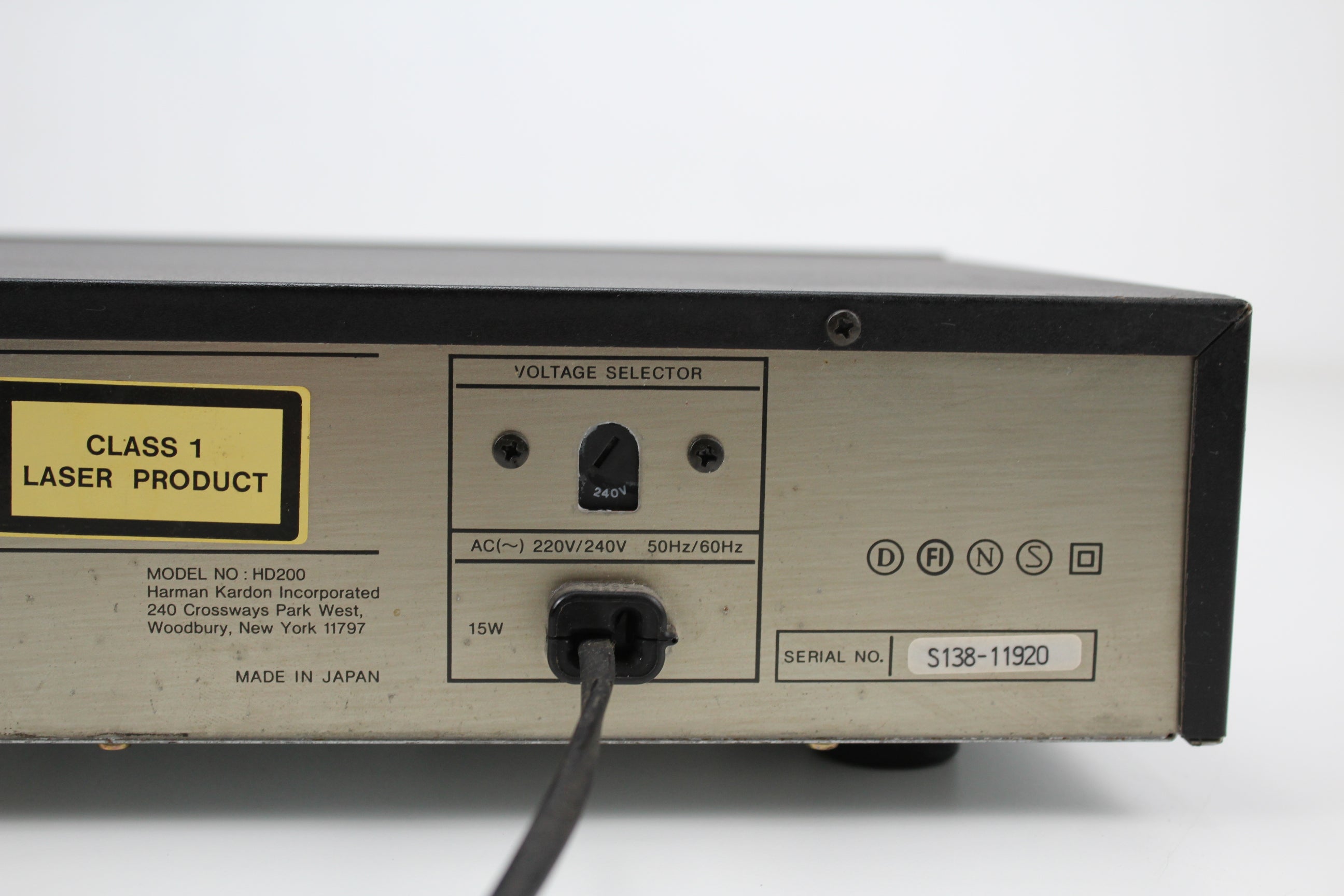 Harman Kardon CD Player HD200