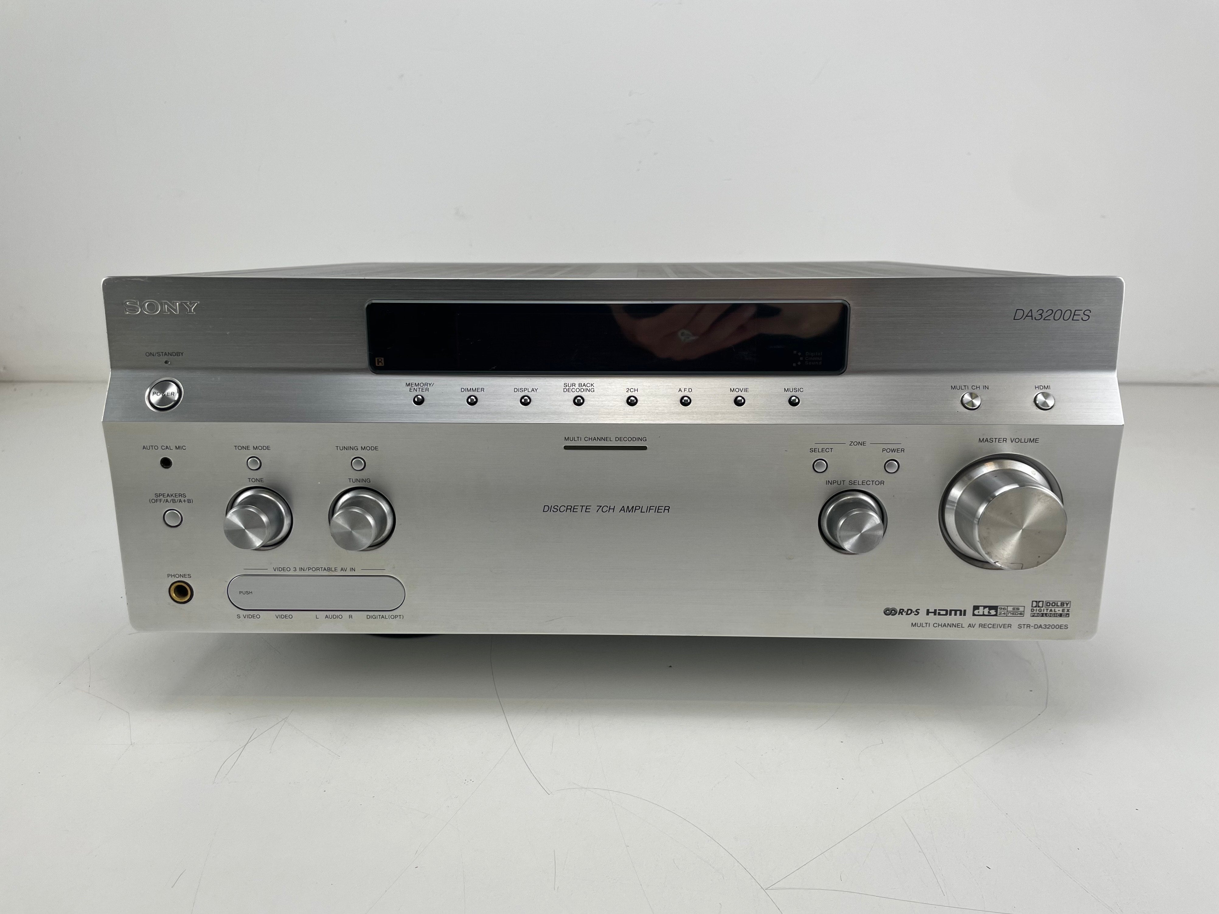 Sony STR-DA3200ES - 7.1 Channel AV Receiver  - Sold as is