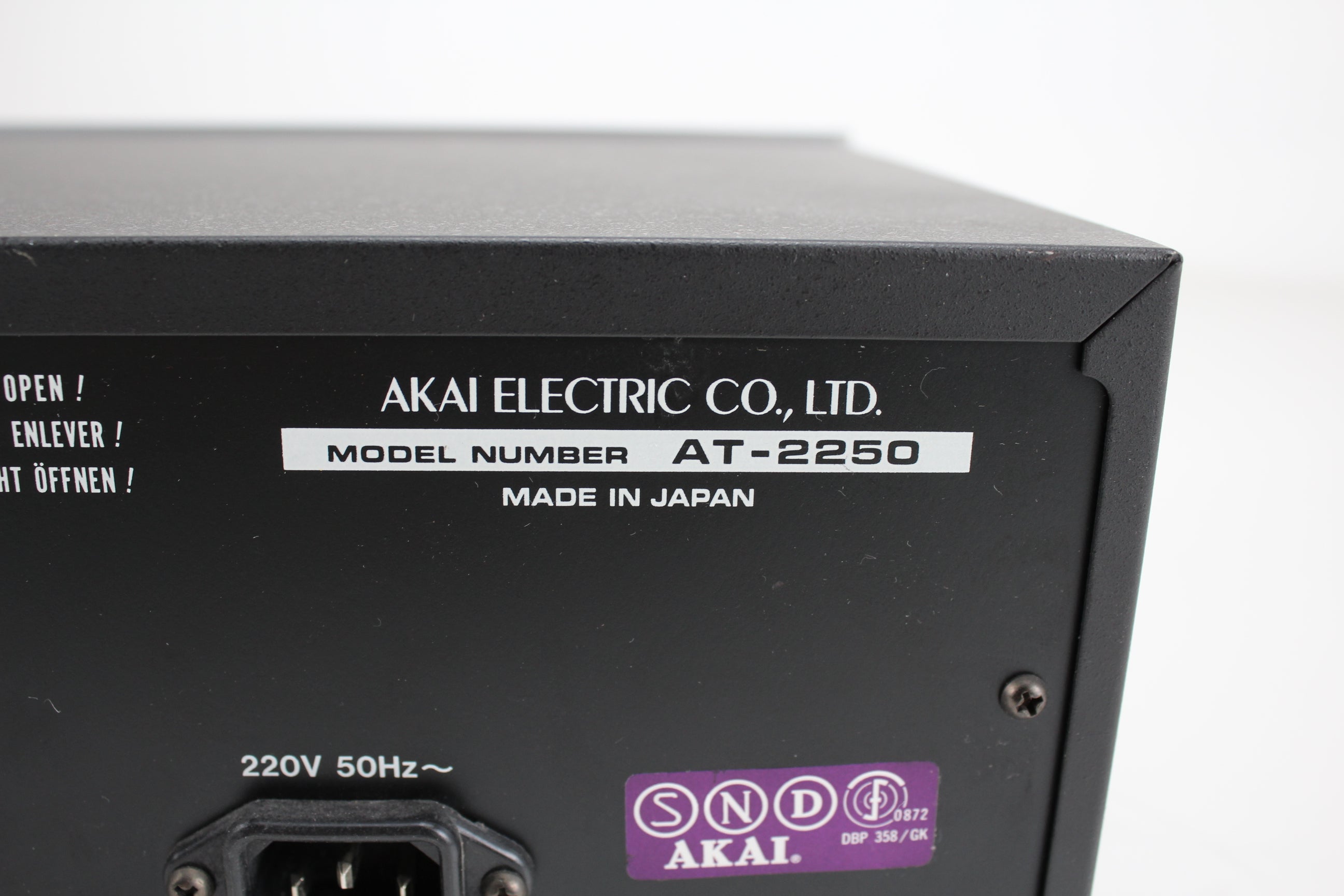 Akai At-200 Vintage Tuner