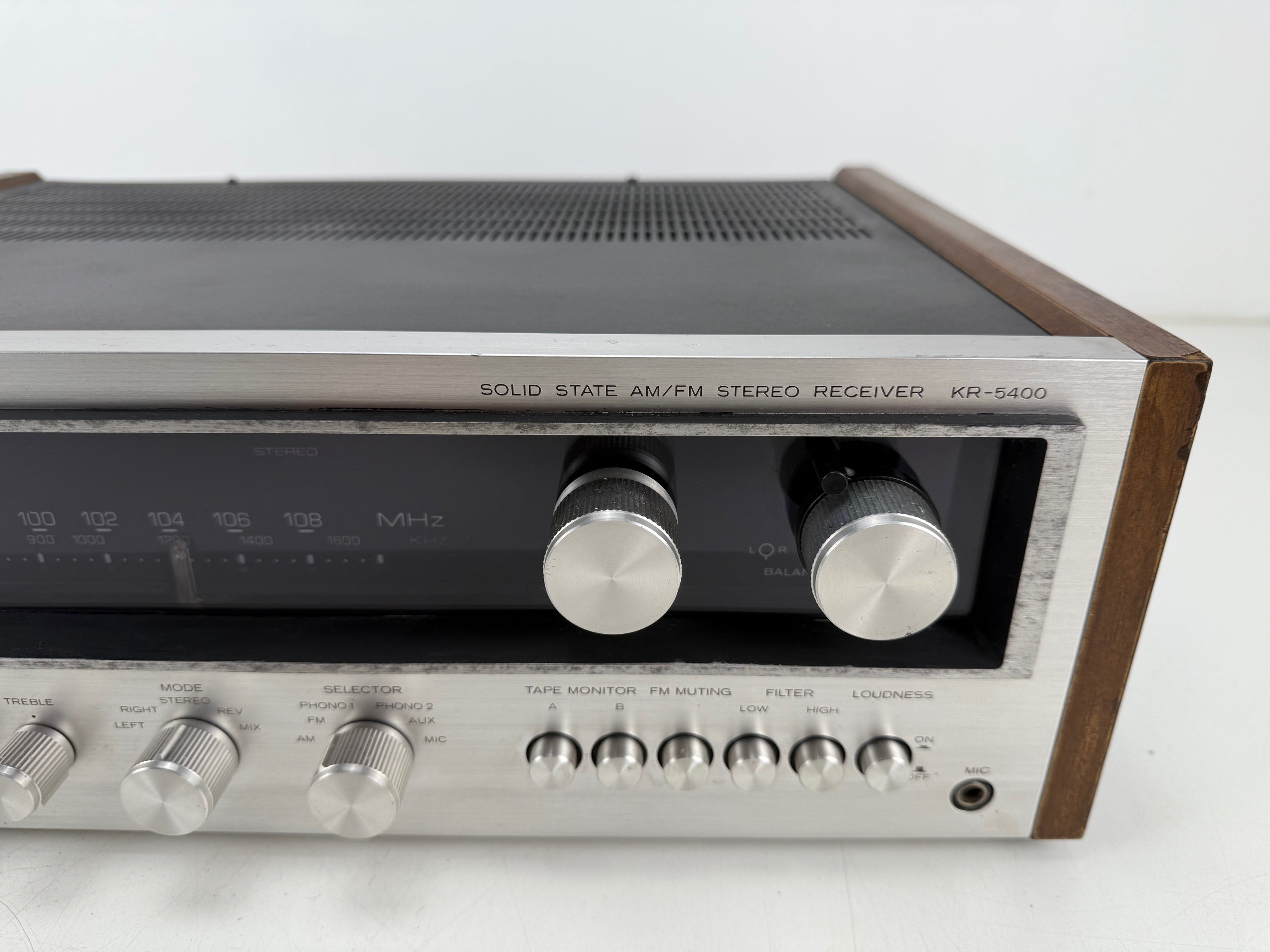 Kenwood KR-5400 Solid State AM/FM stereo-ontvanger - Onderhoud uitgevoerd