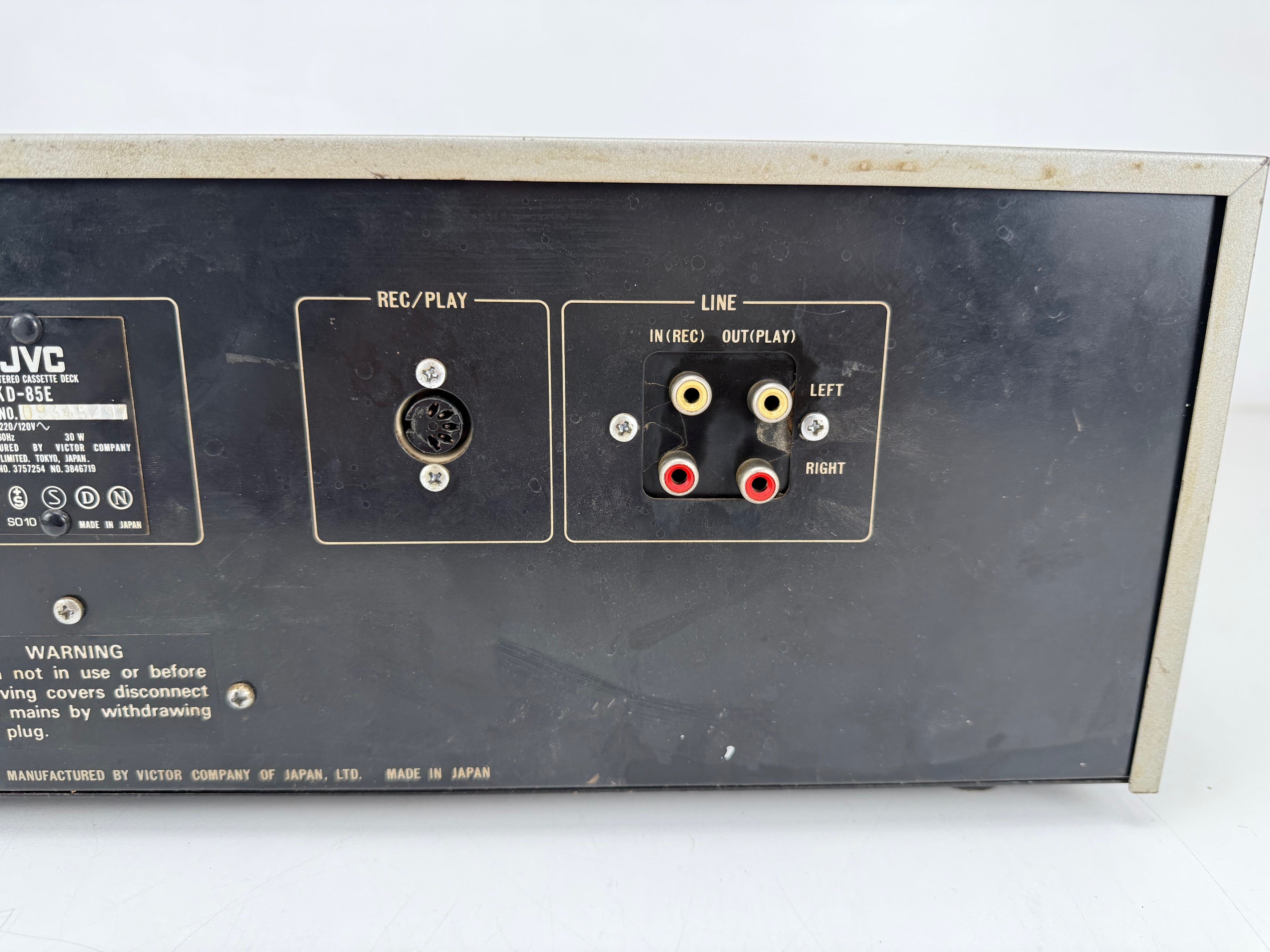 JVC KD - 85 Stereo Cassette Deck - With spectrum analyzer build in