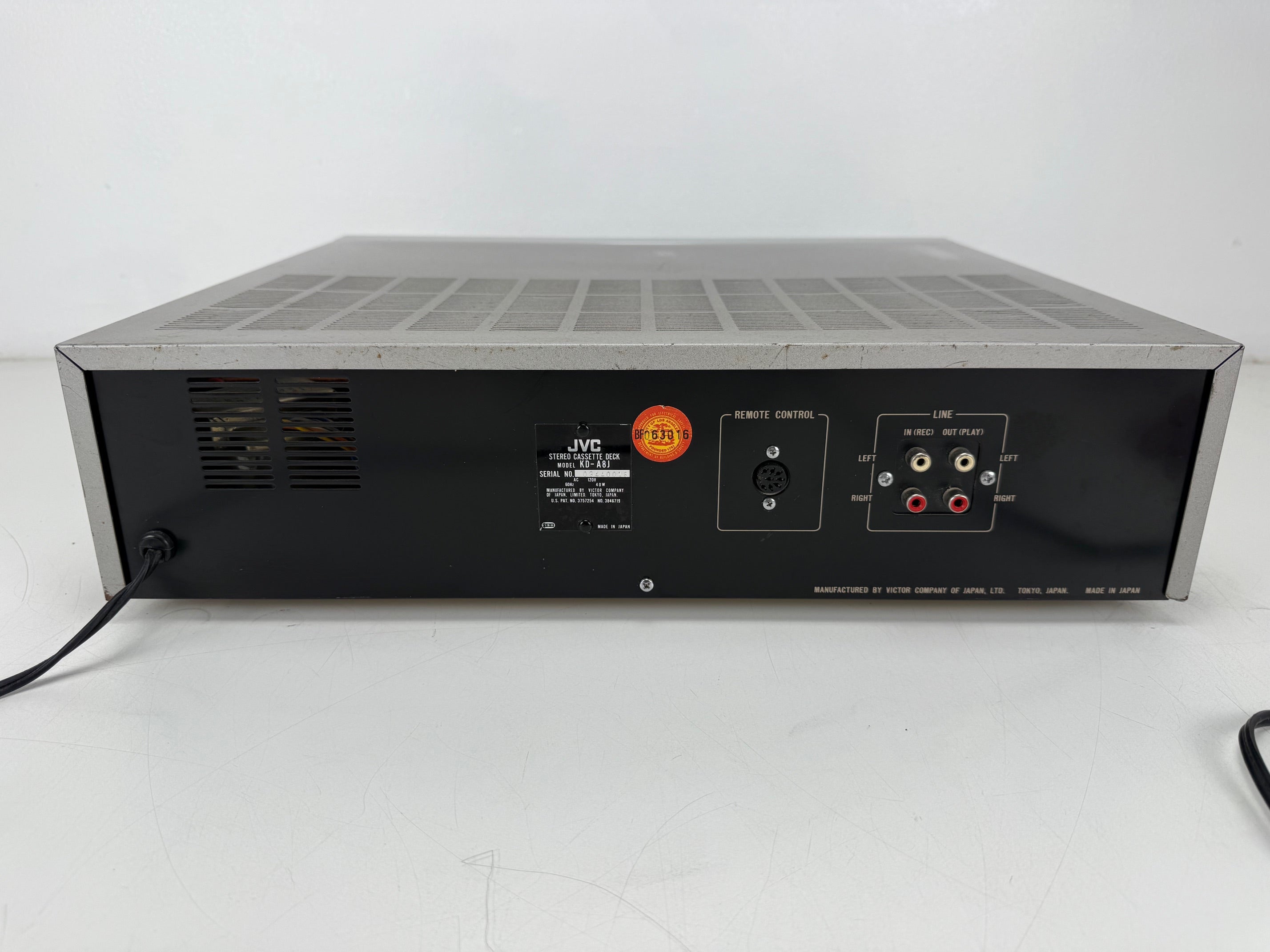 JVC KD-A8 stereo cassettedeck 110V!