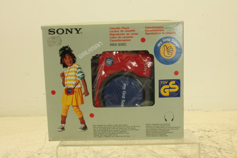 Sony My First Sony  - WM-3060  - Walkman /w accessories and original box