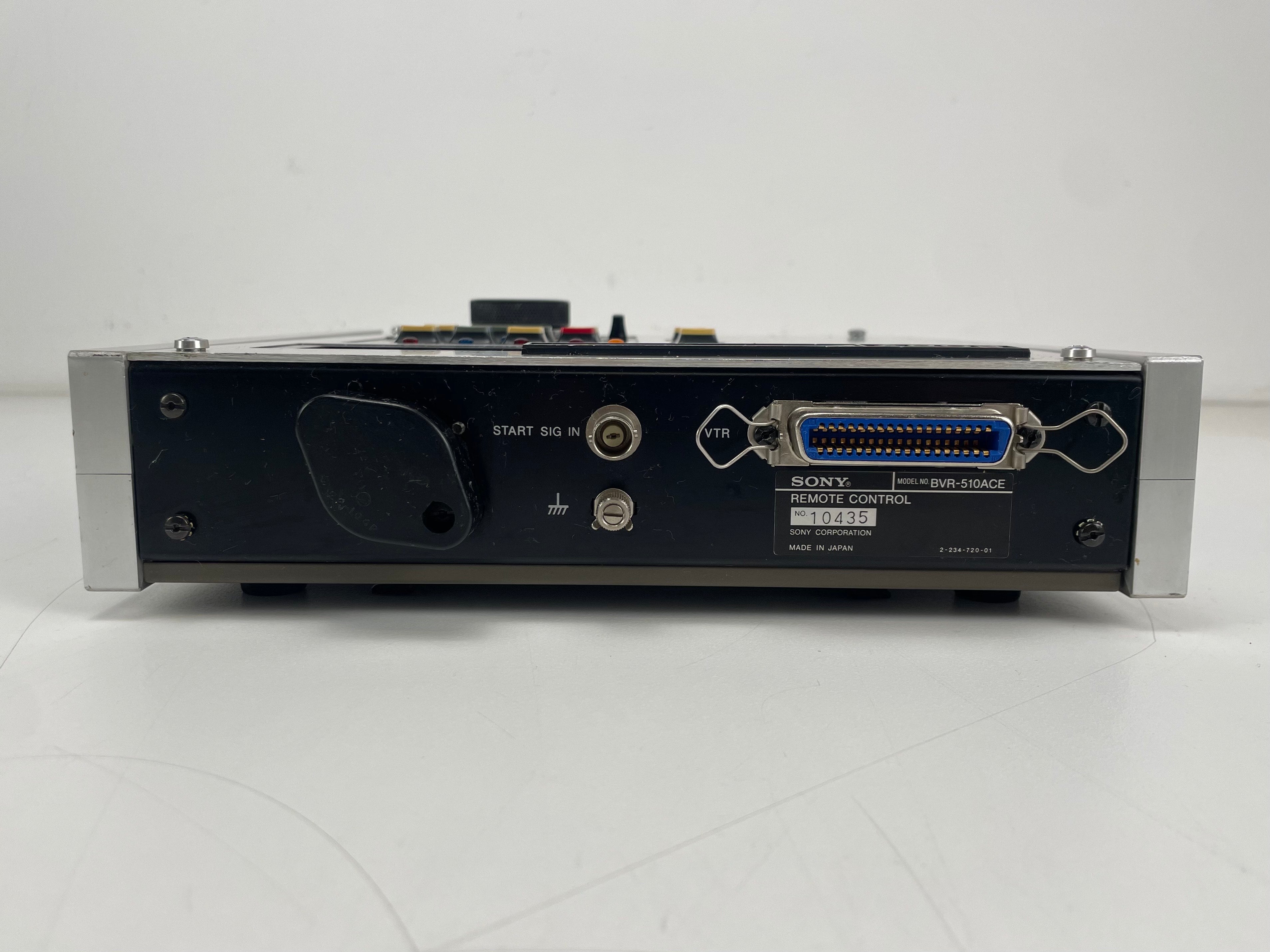 Sony BVR-510ACE Camera Remote Control Unit – Mint Condition – No Cables