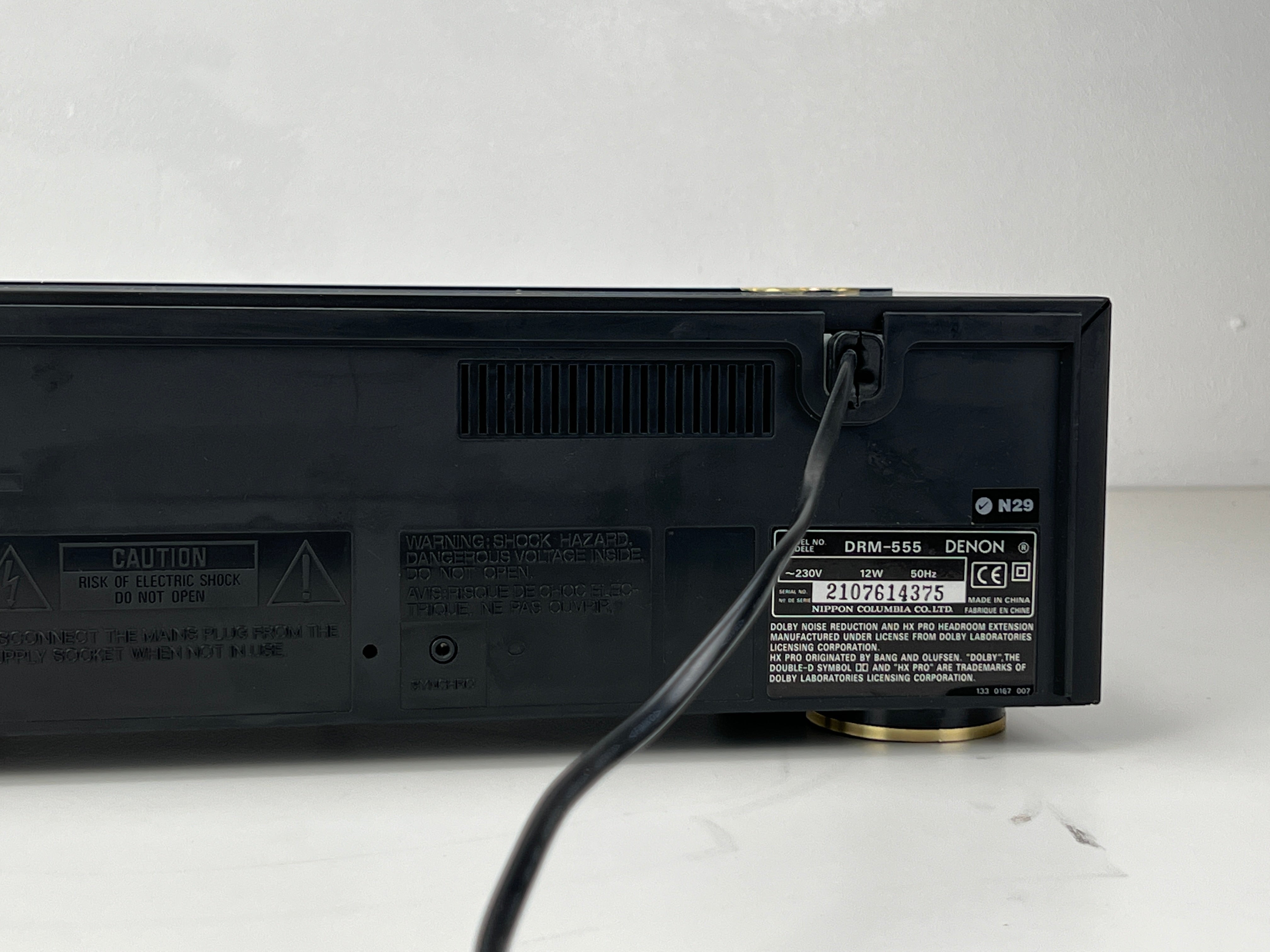 Denon DRM-555 - Cassette Deck