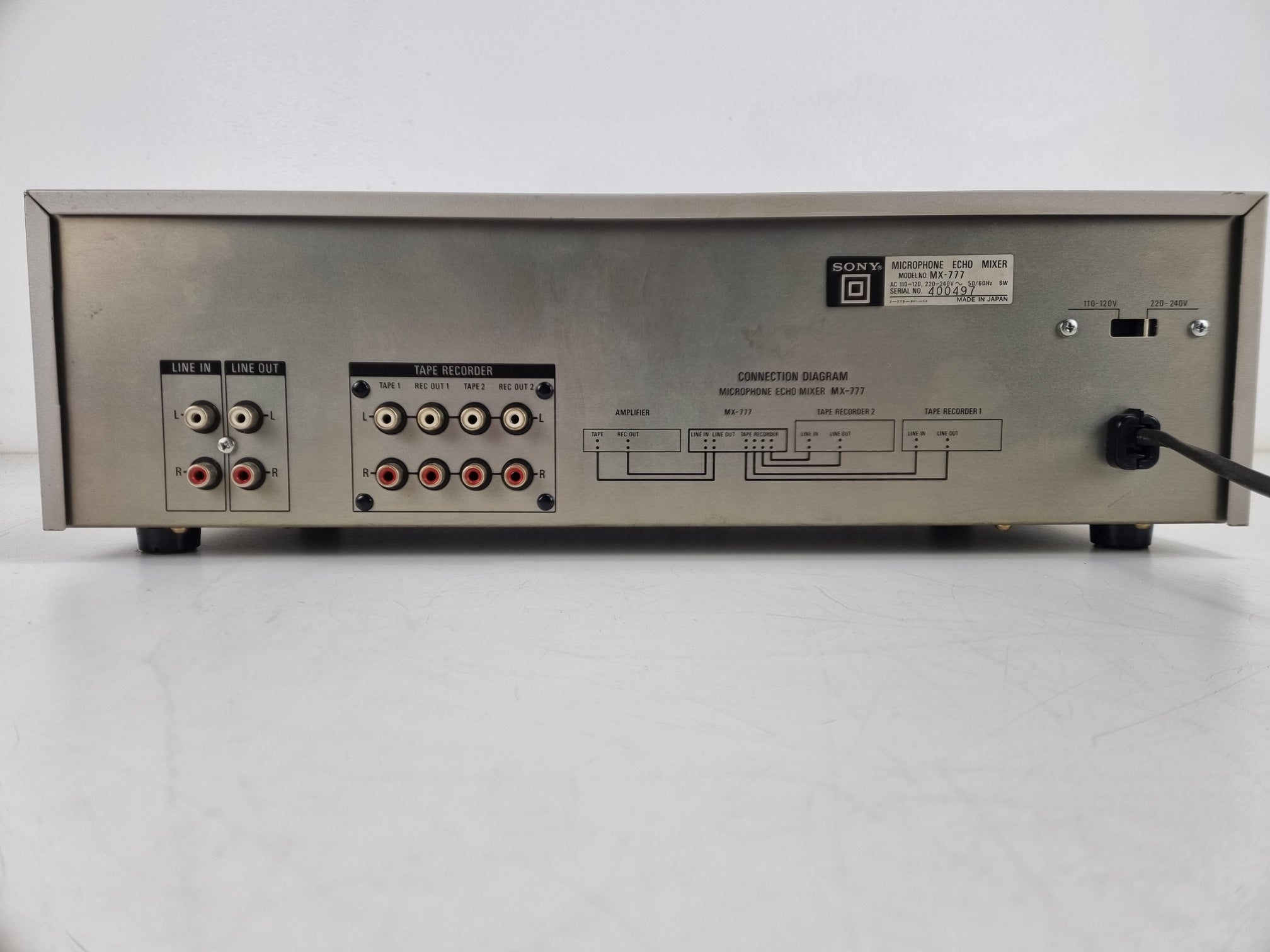 Sony MX 777 Microphone Echo MIxer Solid State