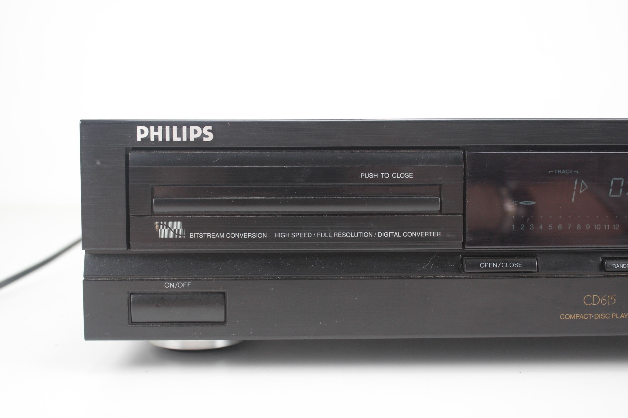 Philips CD615  Compact Disc Player - Working, read info