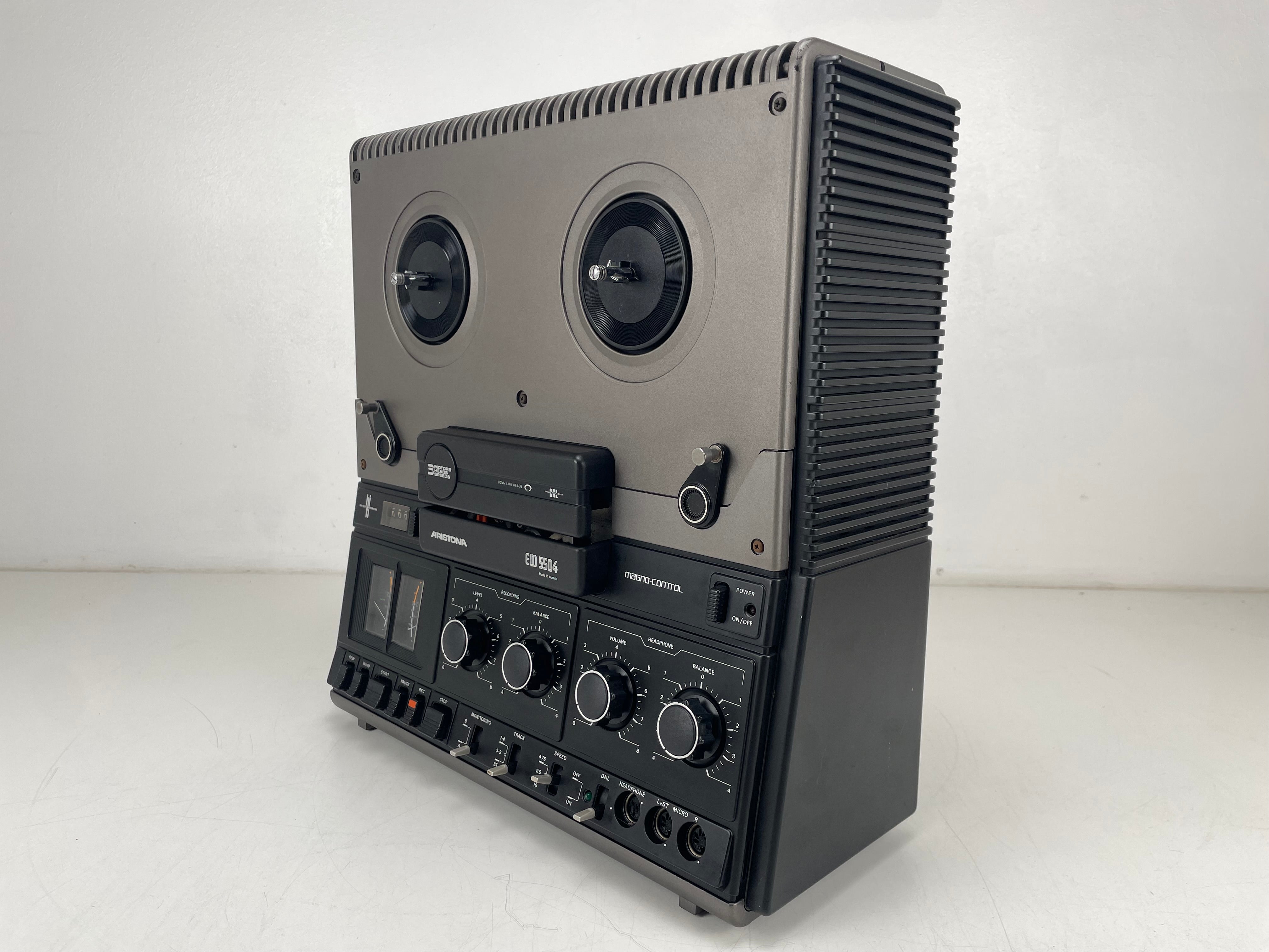 Aristona EW5504 Reel-to-Reel Tape Deck – Cleaned Potentiometers & New Snares