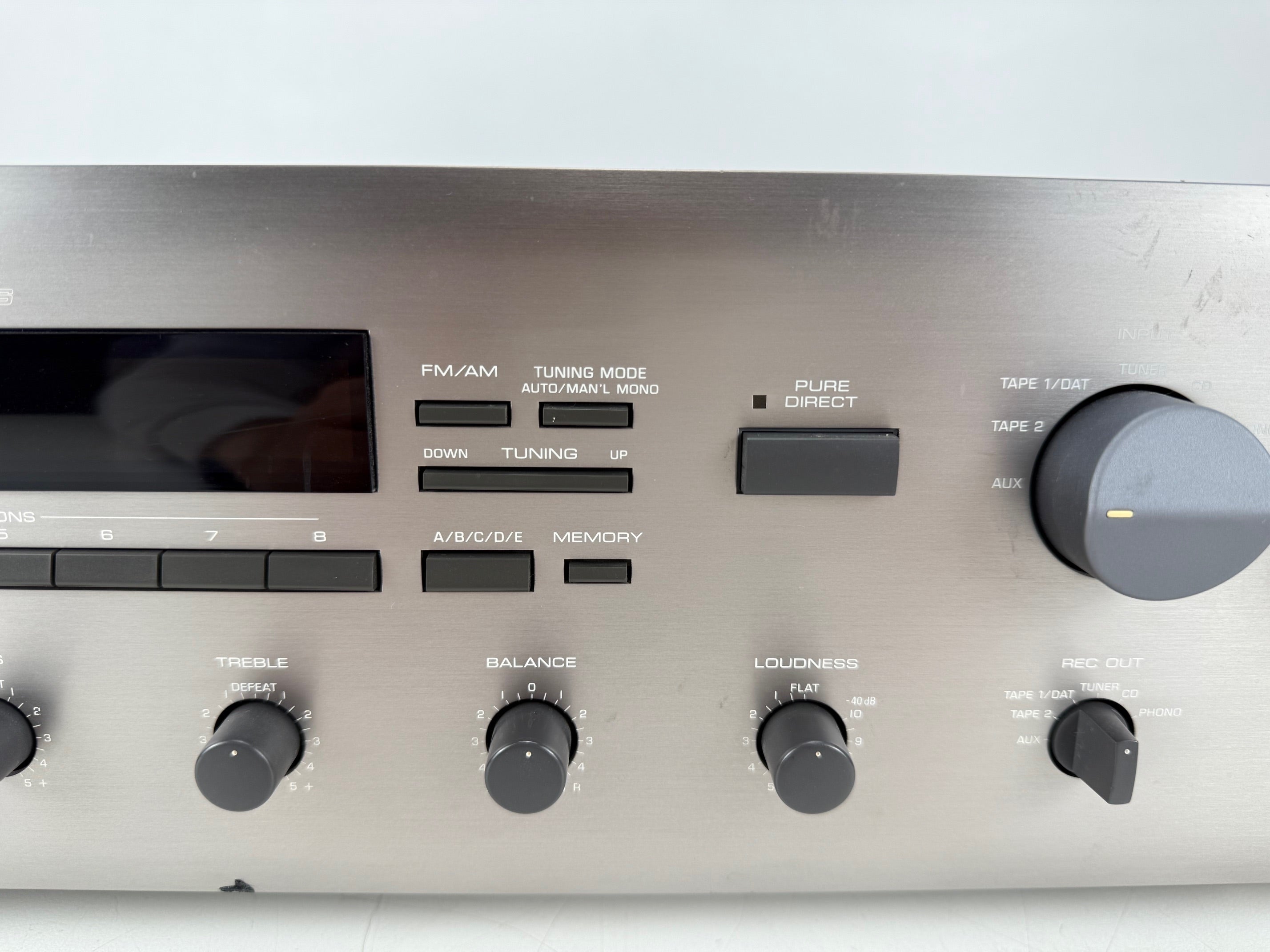 Yamaha RX-550 Natural Sound Stereo Receiver With Remote Control