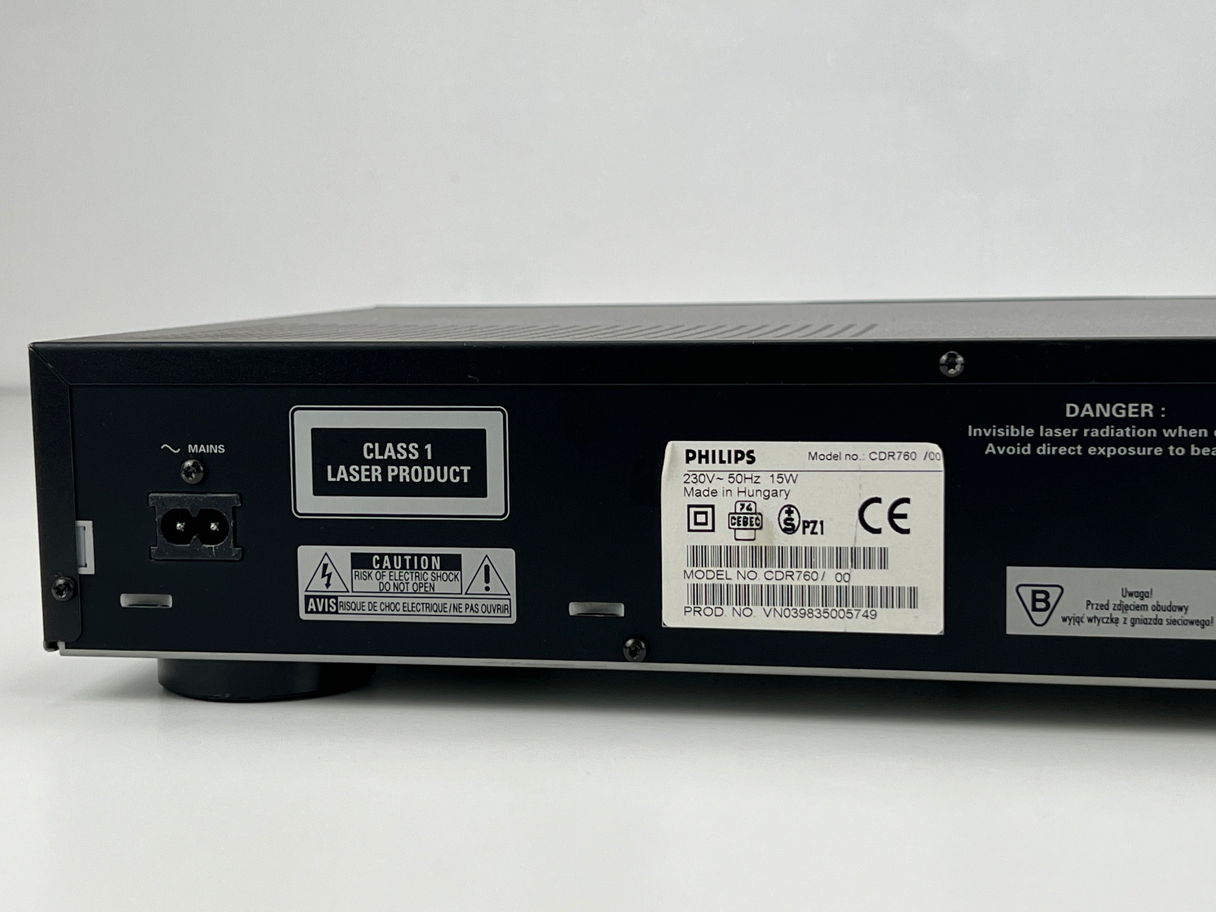 Philips CDR-760 - CD-speler/recorder