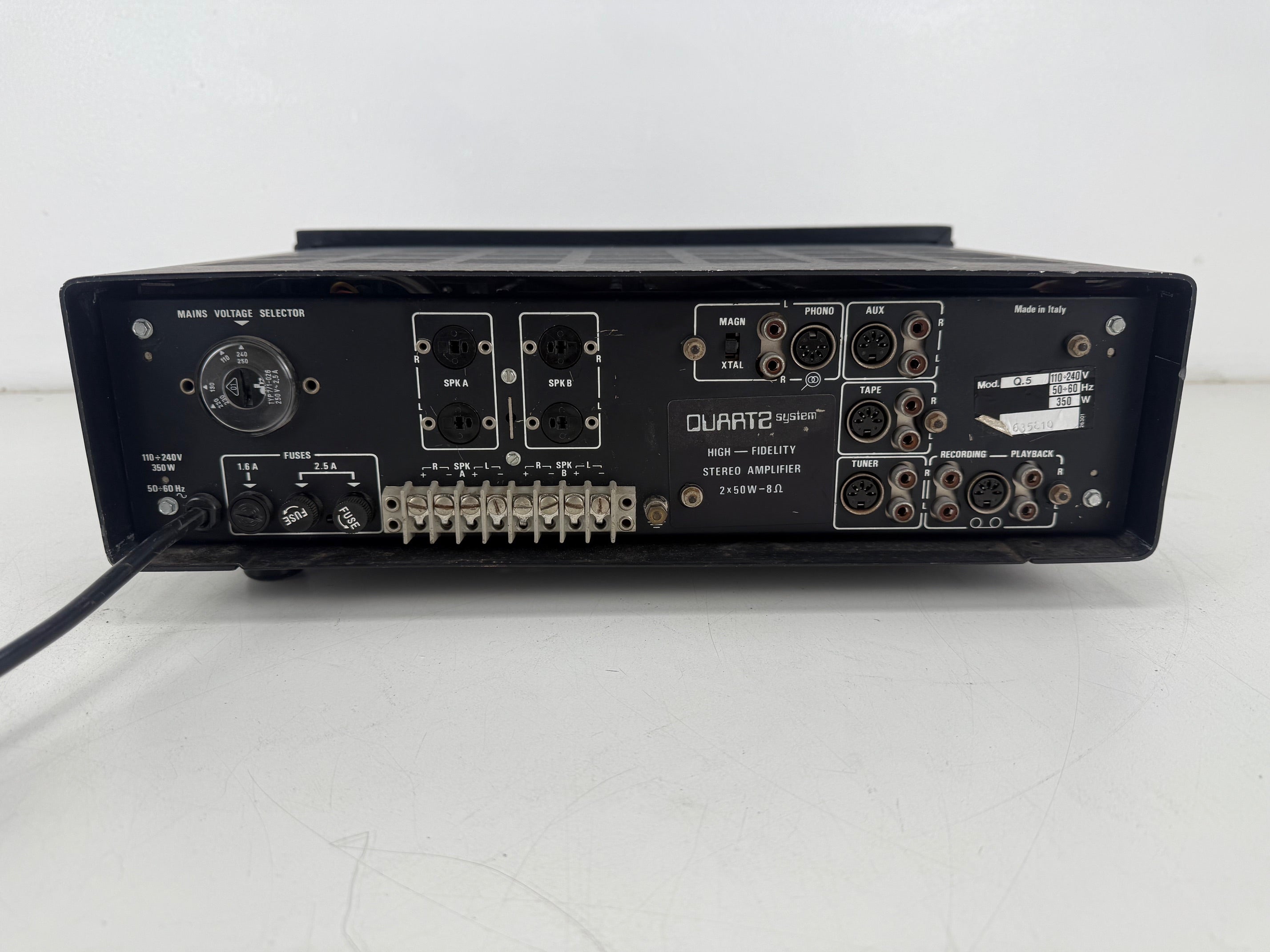 Quartz Systems Q5 stereo geïntegreerde versterker - onderhoud uitgevoerd