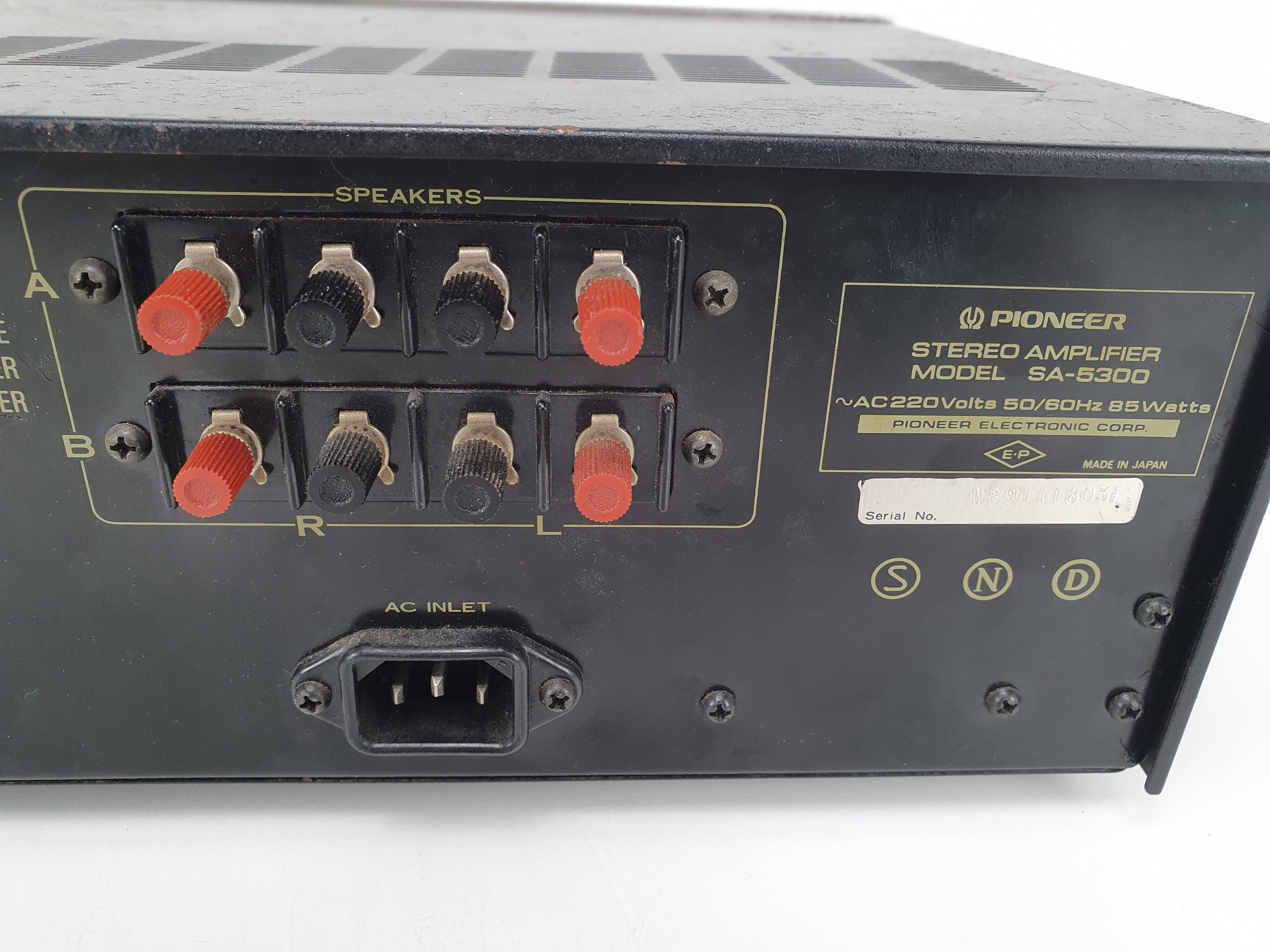 Pioneer SA-5300 stereo versterker - Onderhoud uitgevoerd