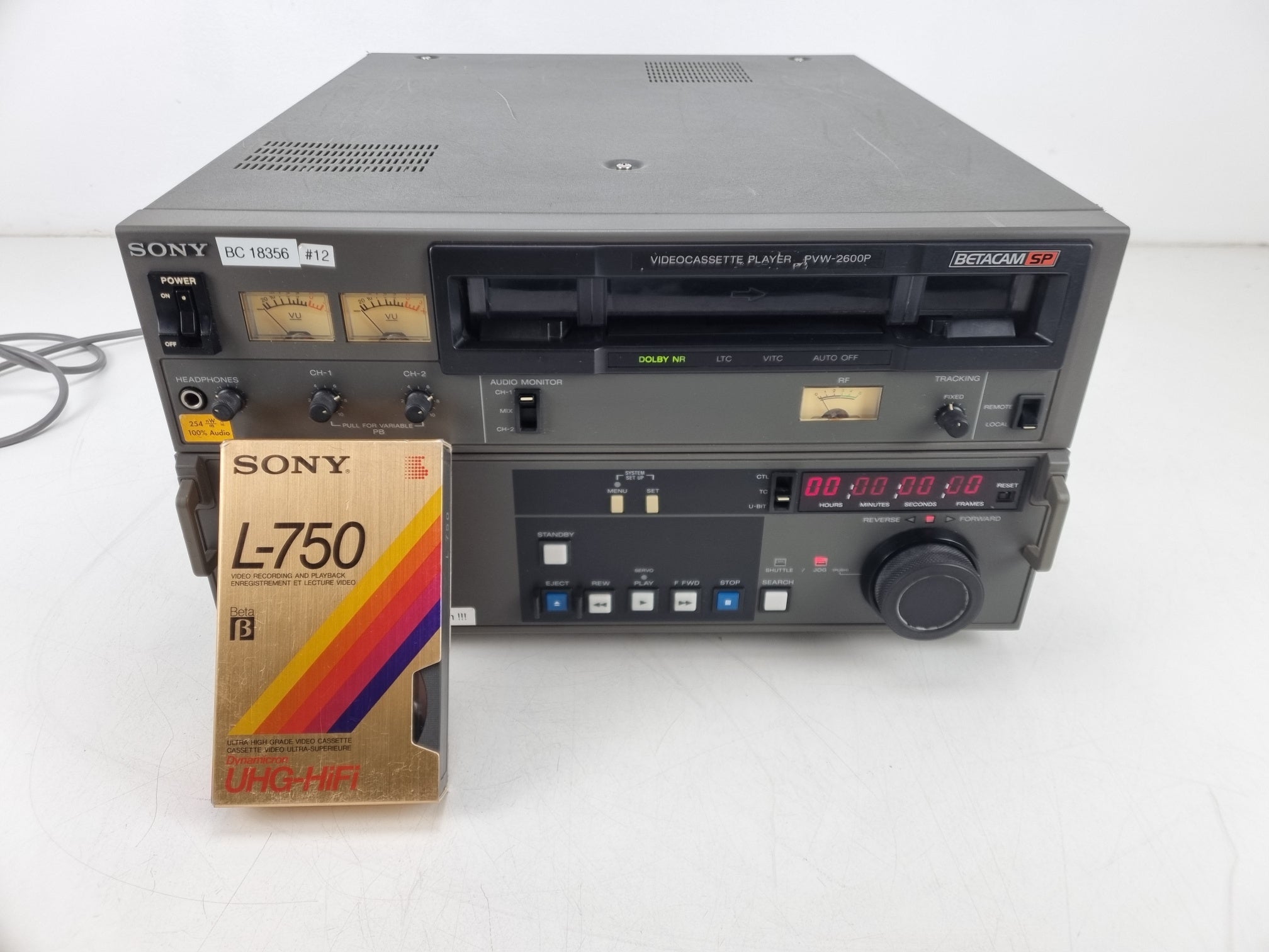 Sony PVW-2600P - BetacamSP Videorecorder - Completely Recaped and Serviced
