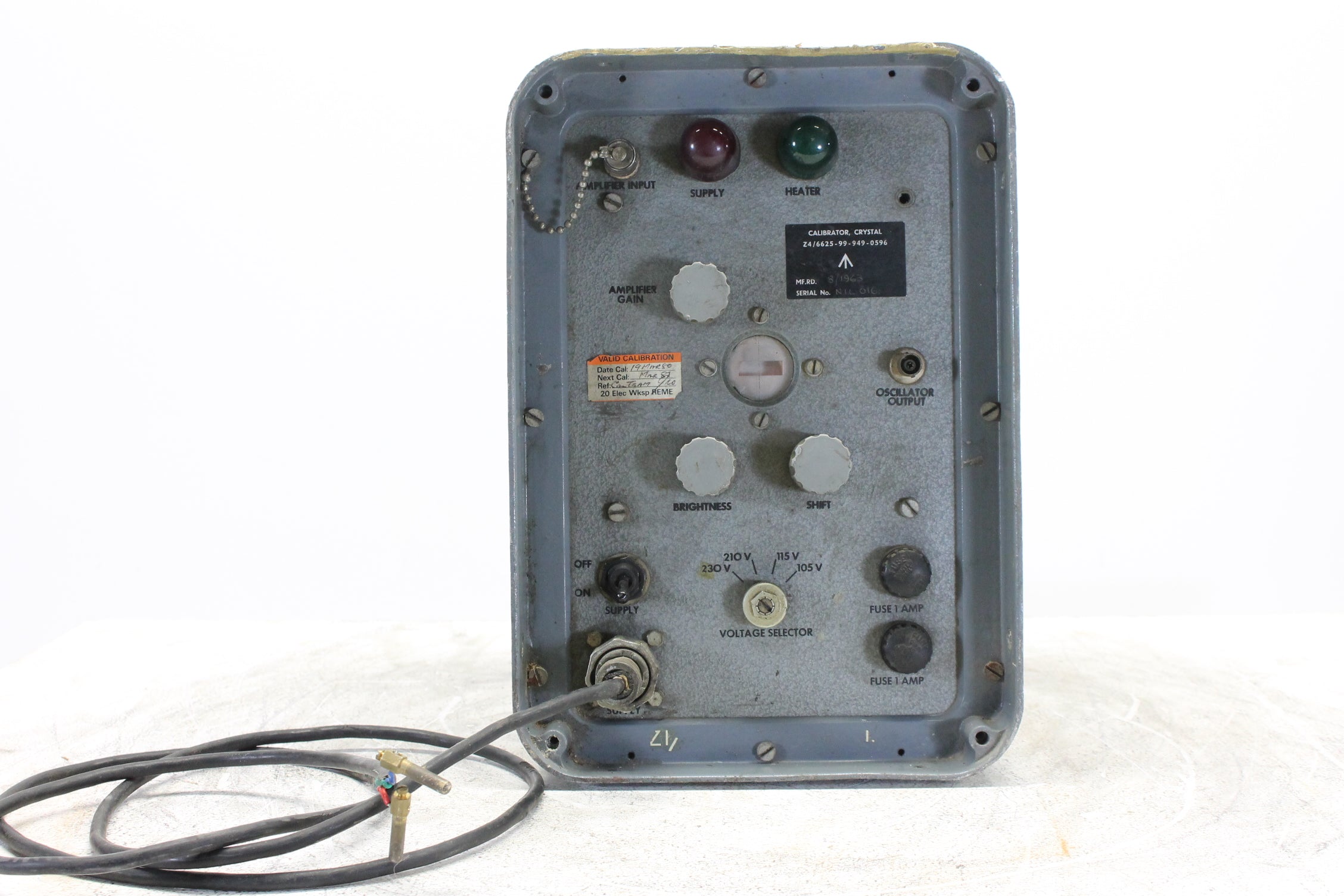 Unknown British Army Amplifier 105-230v
