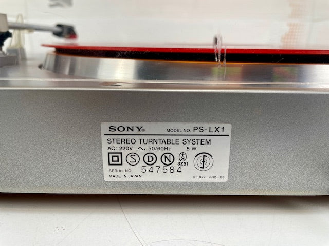 Sony PS-LX1 Direct Drive Turntable