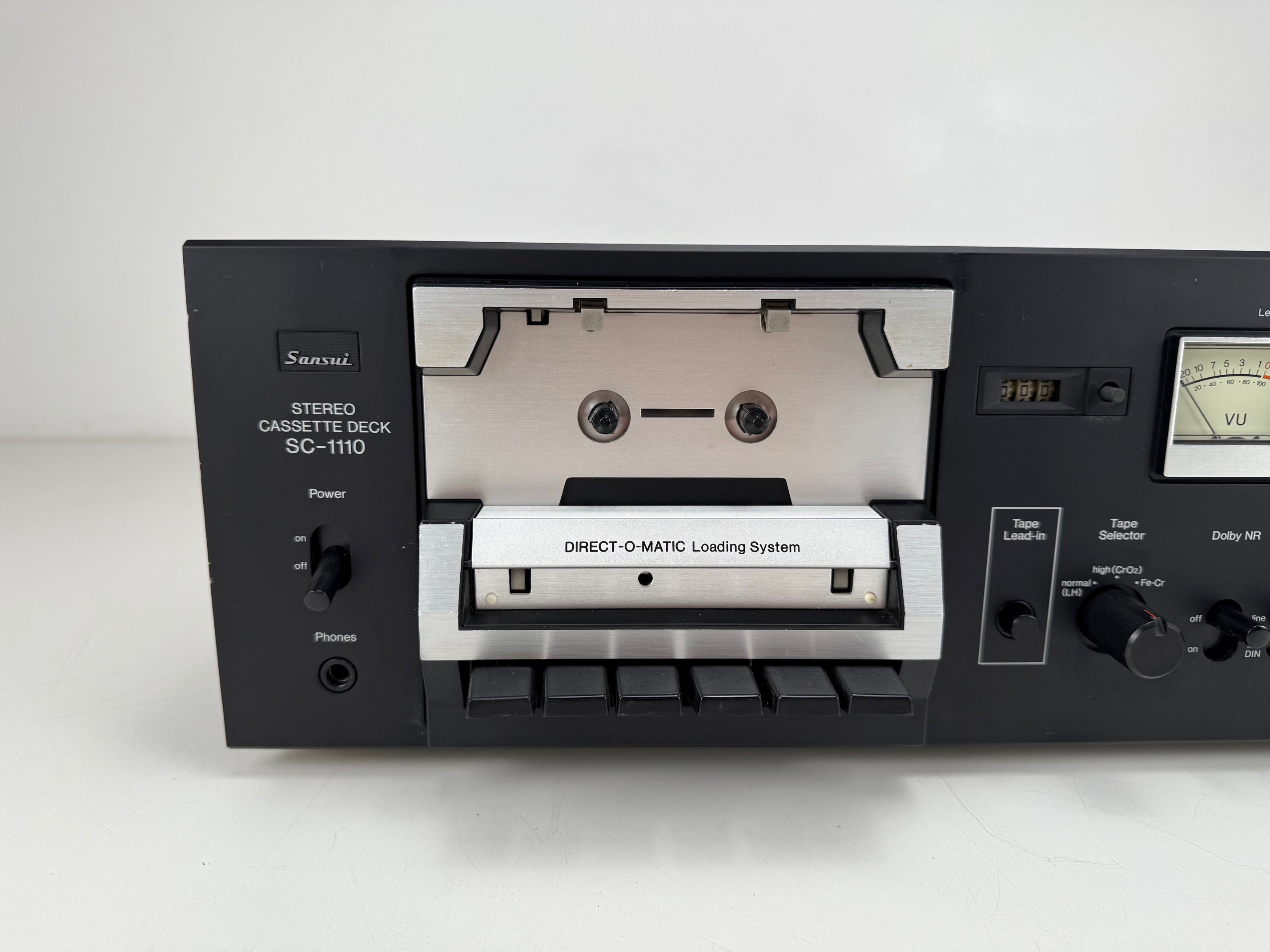 Sansui SC-1110 stereo cassettedeck met handleiding