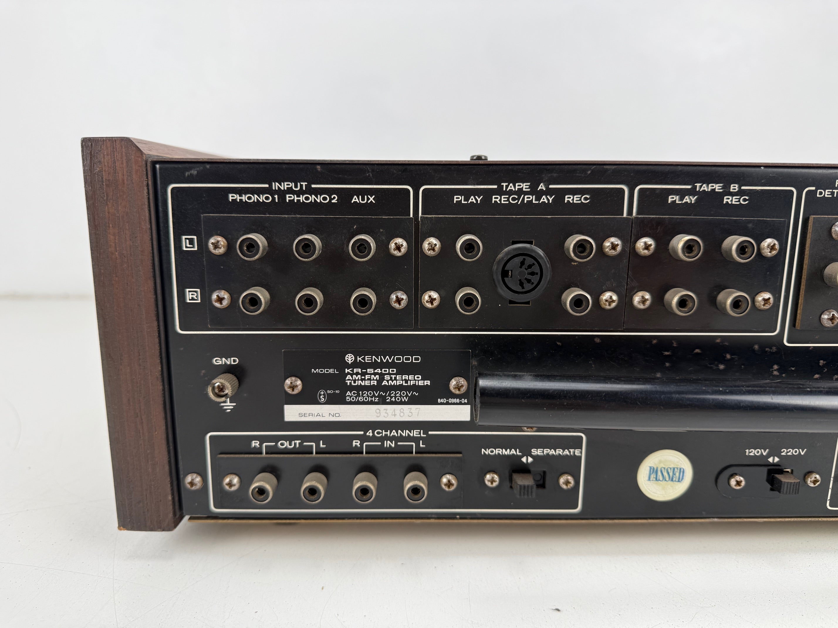 Kenwood KR-5400 Solid State AM/FM stereo-ontvanger - Onderhoud uitgevoerd