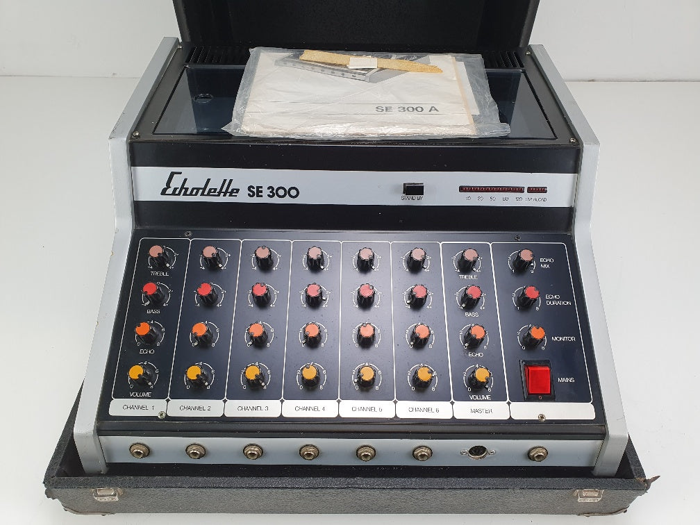 Echolette SE 300 Vintage 6 channel mixer with build in tape delay