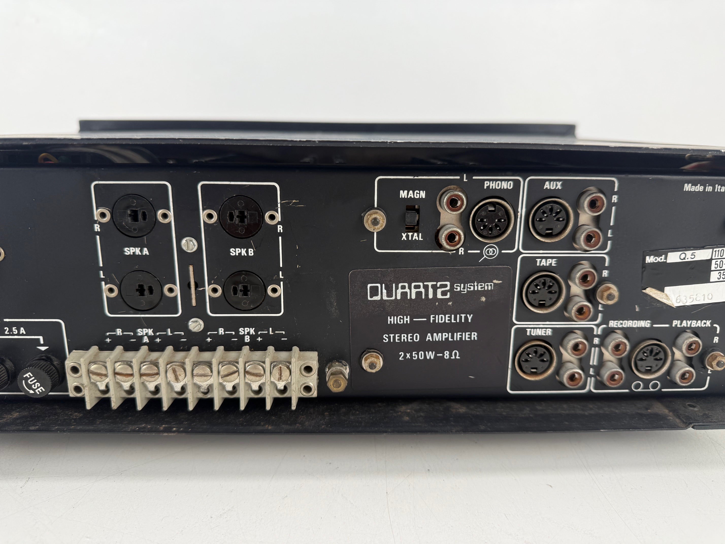 Quartz Systems Q5 stereo geïntegreerde versterker - onderhoud uitgevoerd