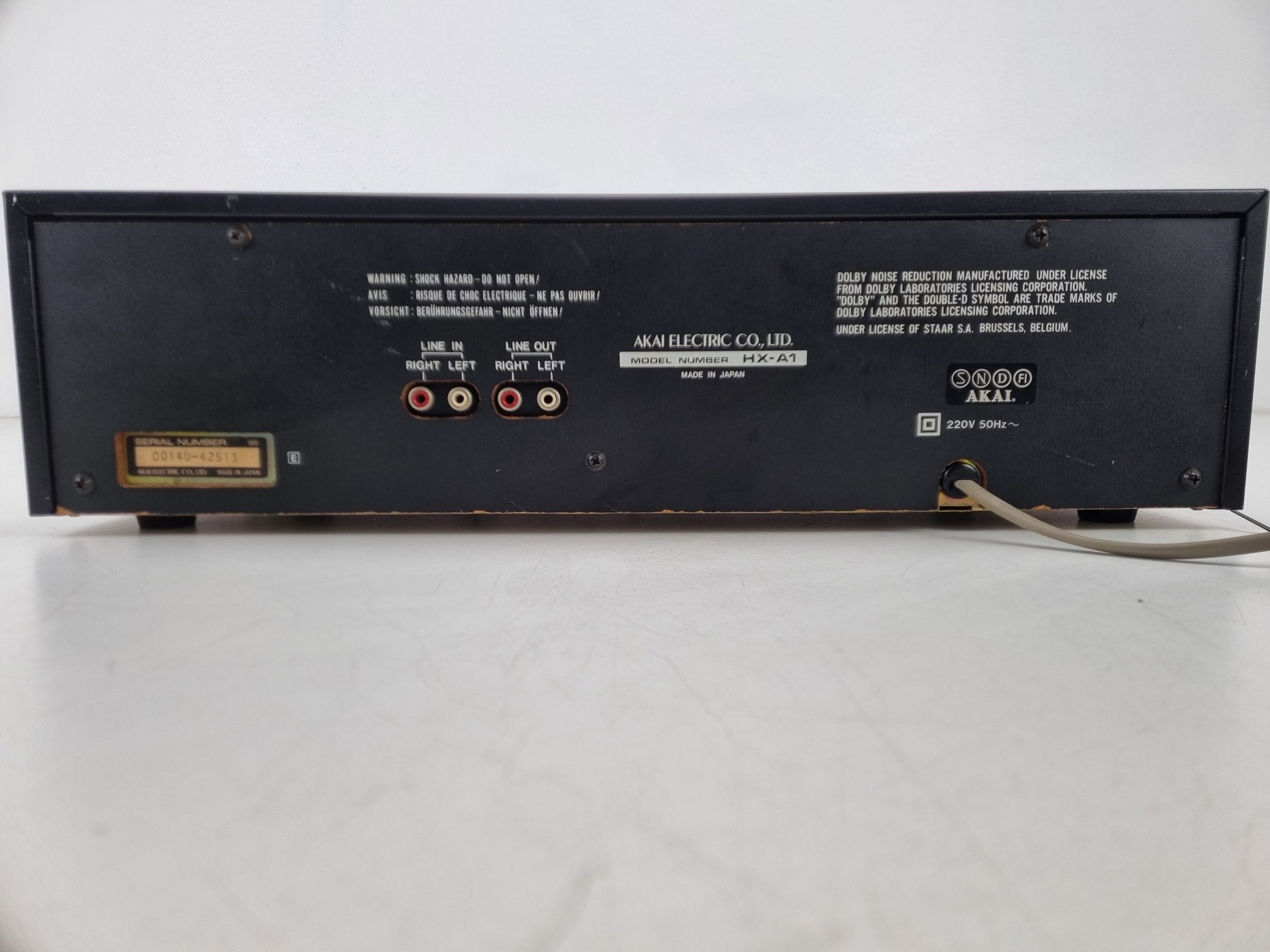 Akai HX-A1 - Stereo cassettedeck