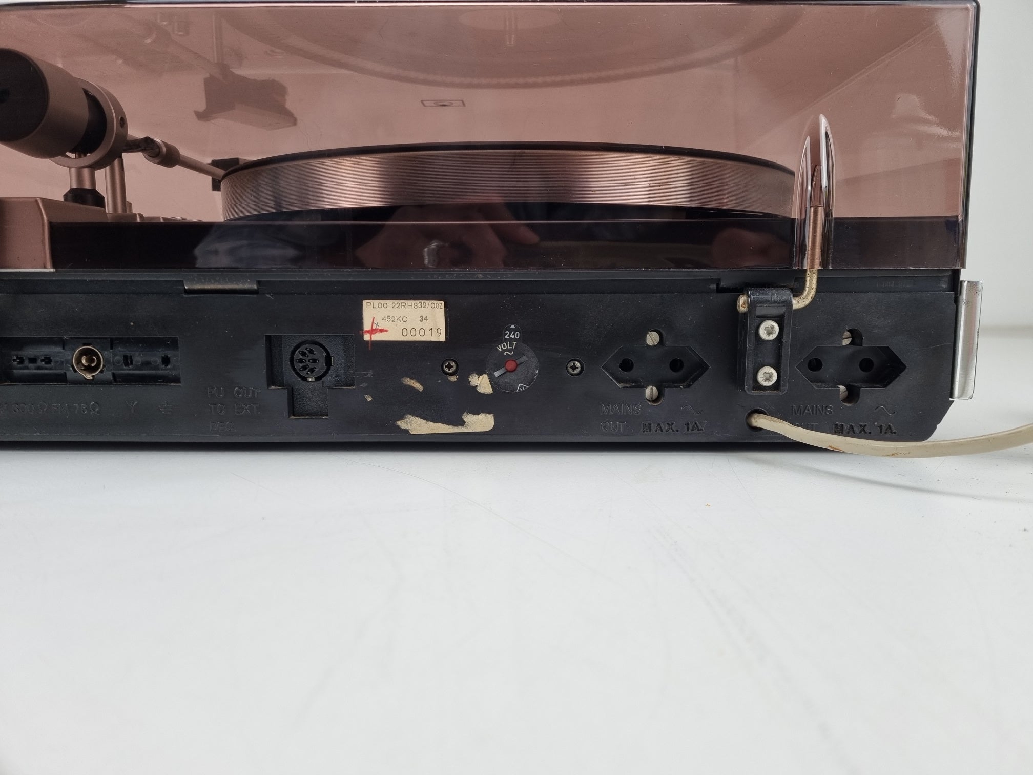 Philips RH 832 - VU meter repaird - New Ligths - 4x Philips 541 MFB speakers