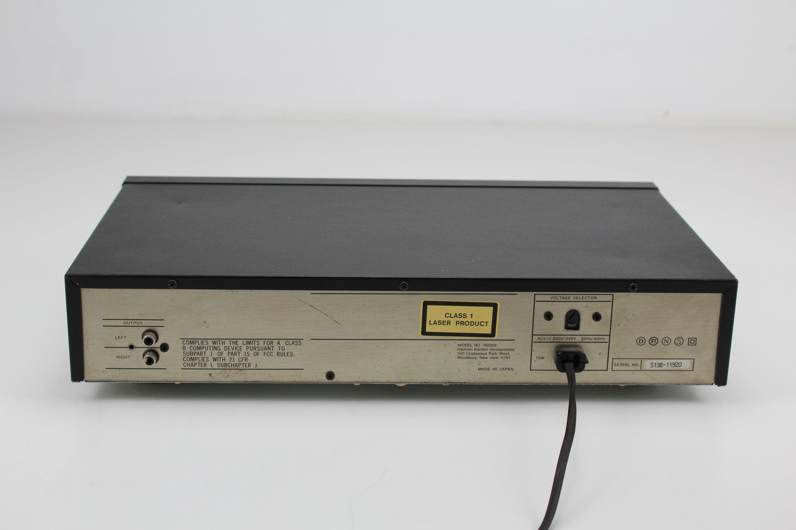 Harman Kardon CD Player HD200