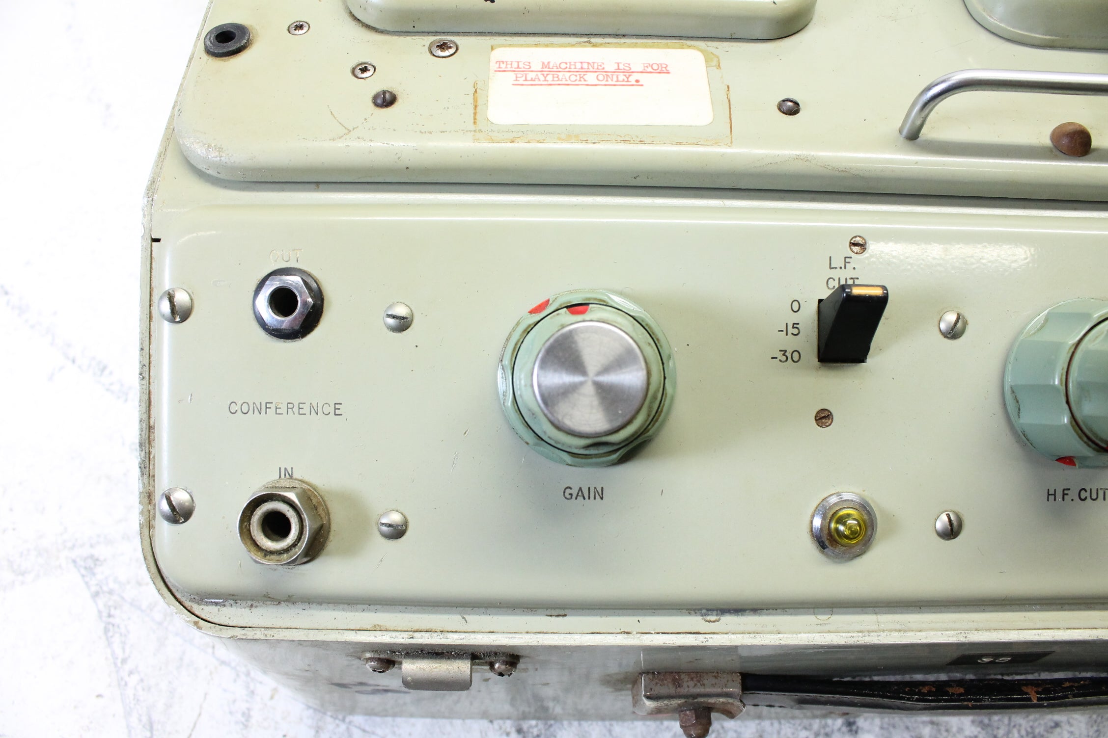 Ferrograph Magnetic Reproducer type Y6TR tape (no.2)