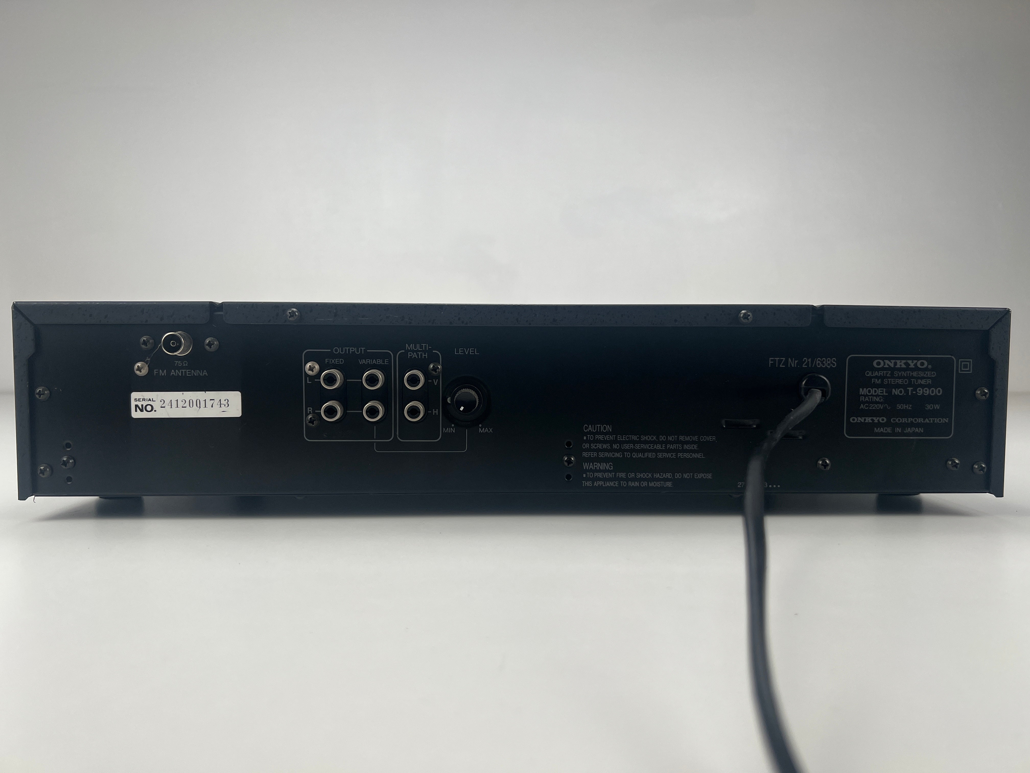 Onkyo T-9900 - Tuner