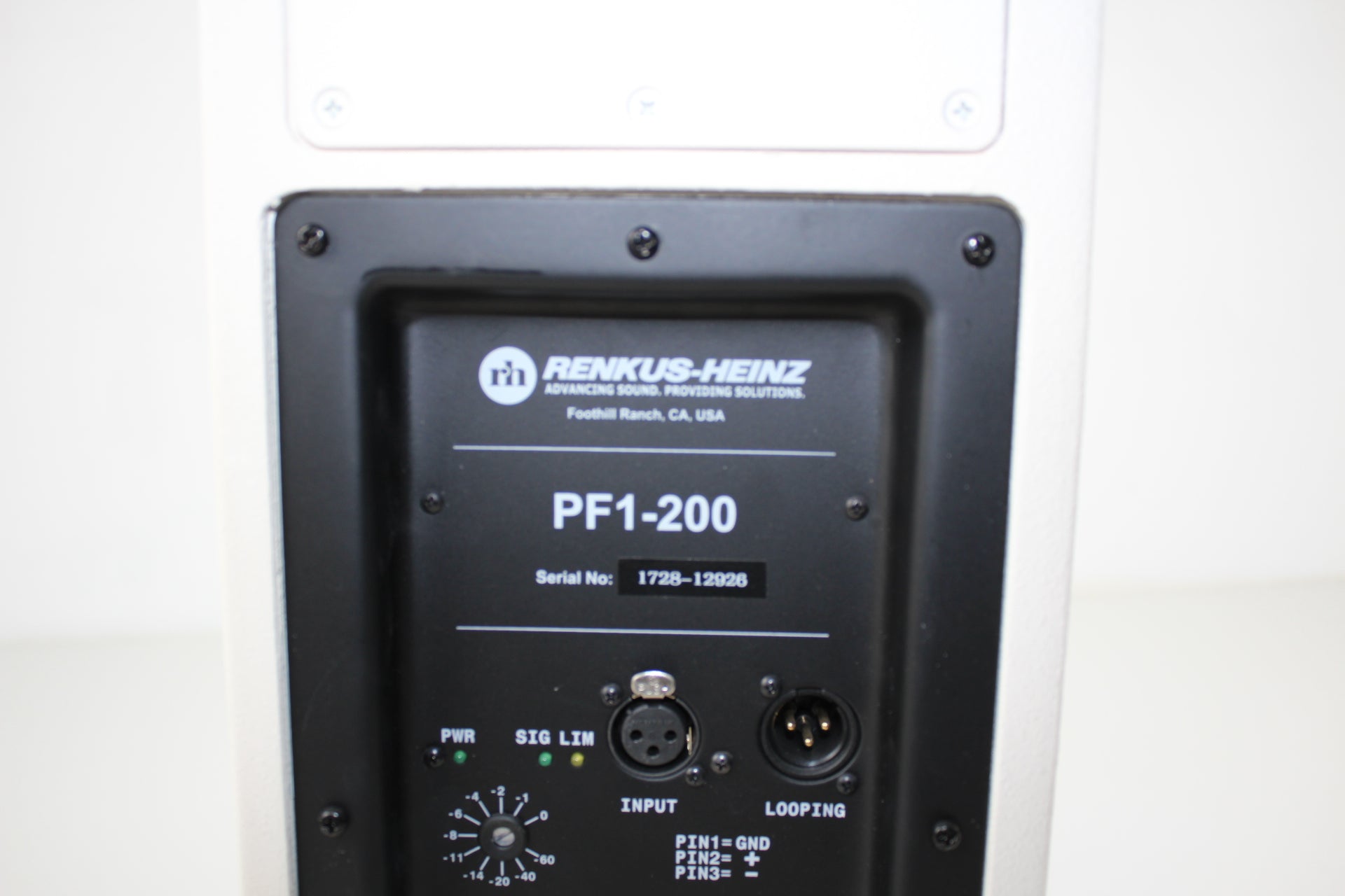 Renkus-Heinz PF1 - 200 actieve enkele luidspreker - werkt niet