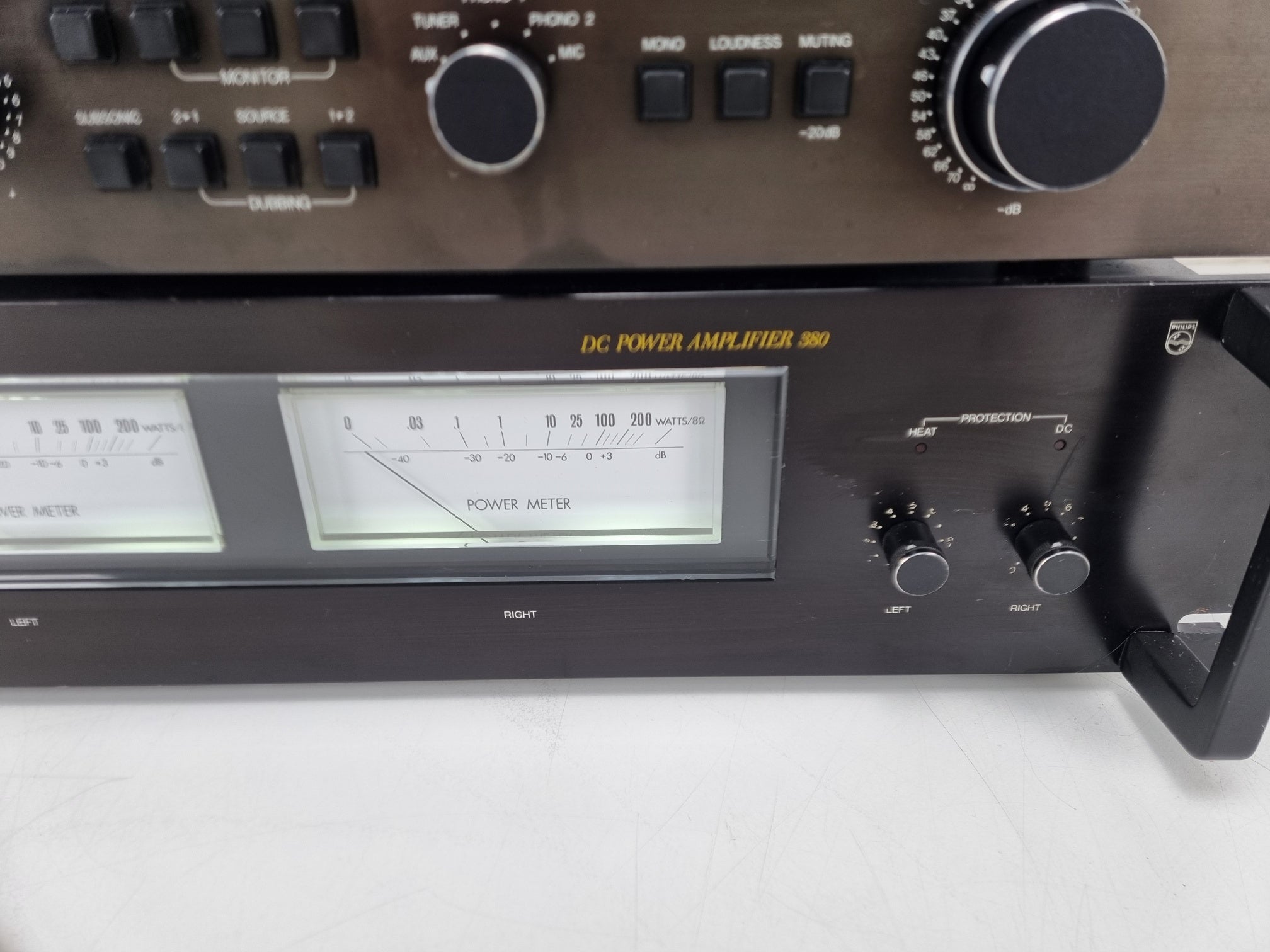 Philips 070 Switch Unit  - 180 TUNER - 280 Pre amp - 380 DC Power Amp - Fully Serviced set