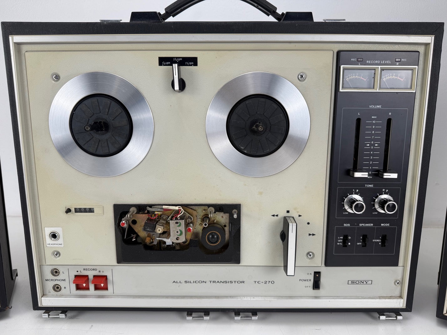 Sony TC-270 1/4" Stereo Tapecorder - Sold as is