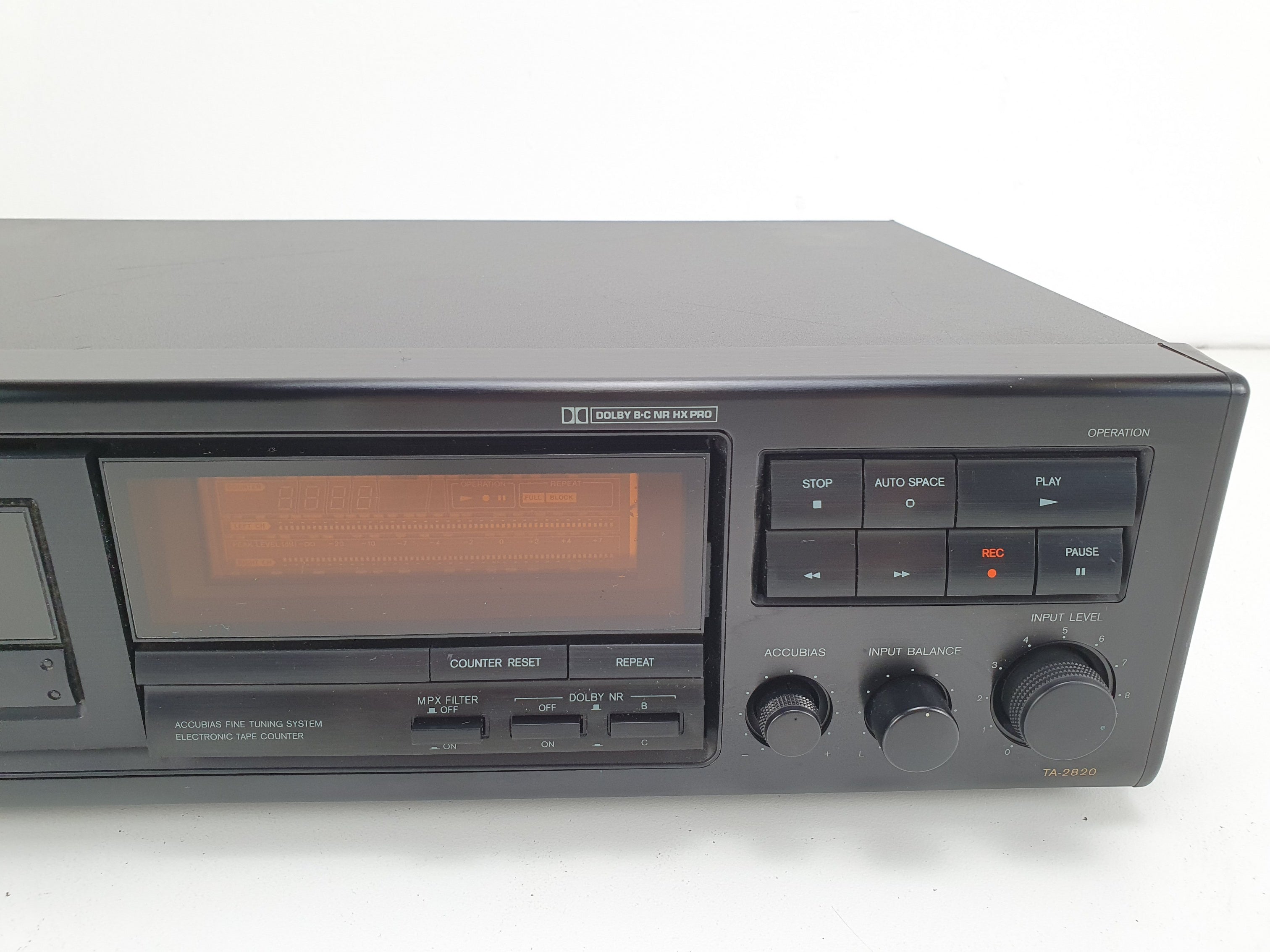 Onkyo TA-2820 vintage cassettedeck met 2 koppen