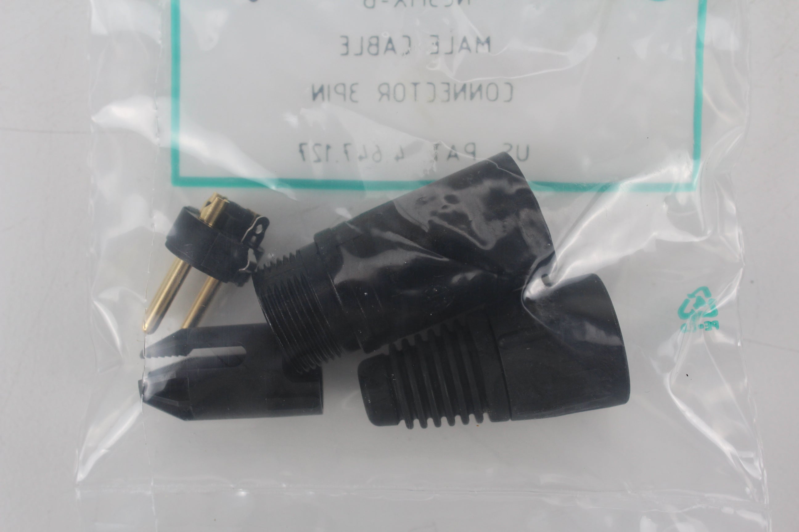 Neutrik NC3MX-B is a 3-pin male XLR cable connector new old stock