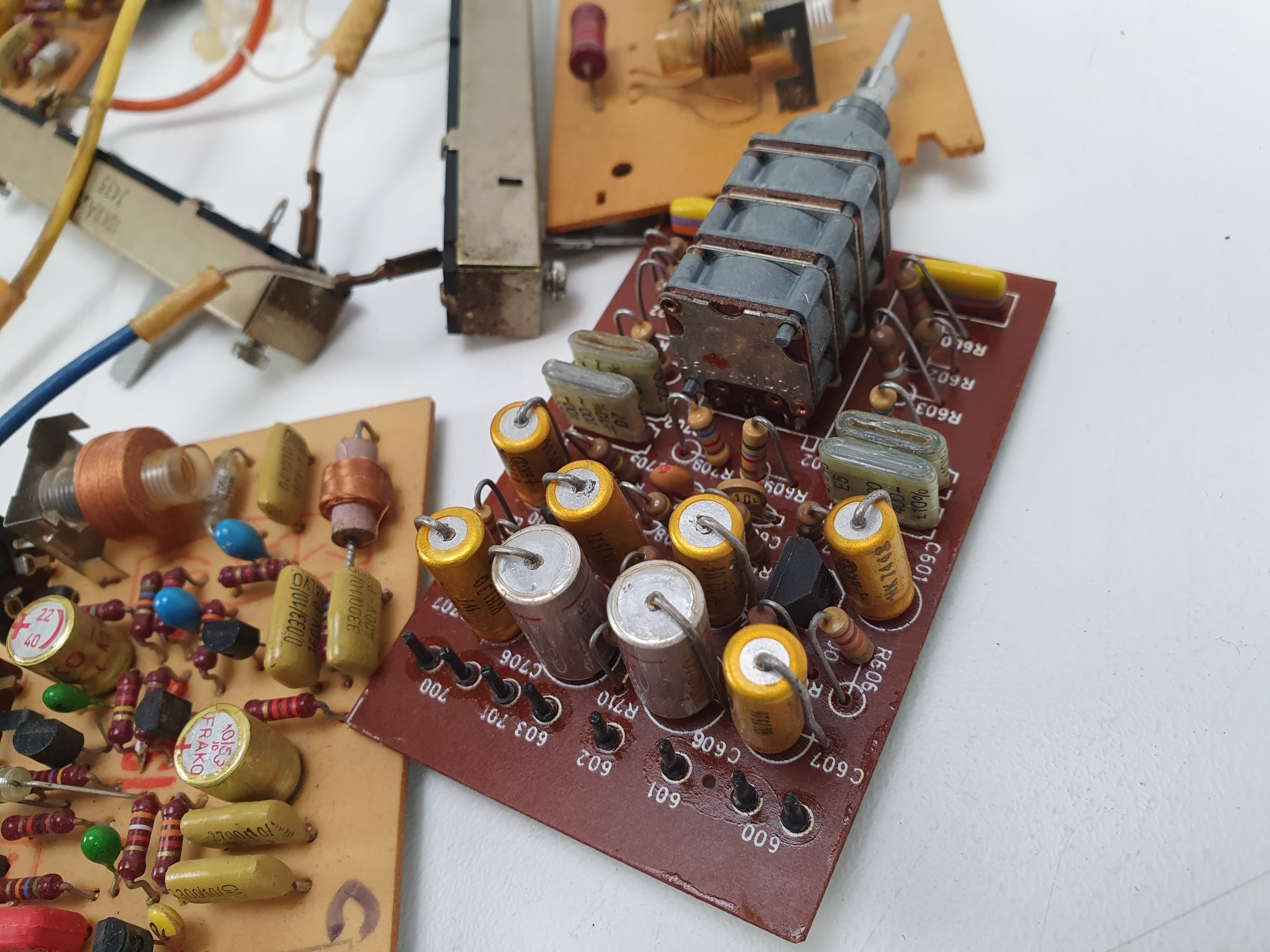 Onderdelen voor Studer Revox A77 recorder - printplaat voor voorversterker, faders etc. - Verkocht zoals ze zijn