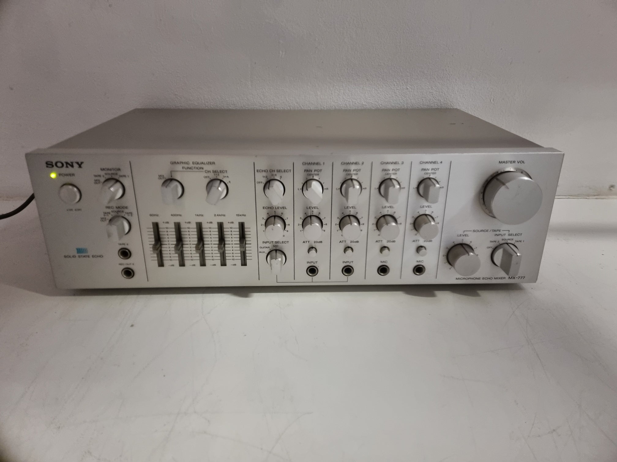 Sony MX 777 Microphone Echo MIxer Solid State