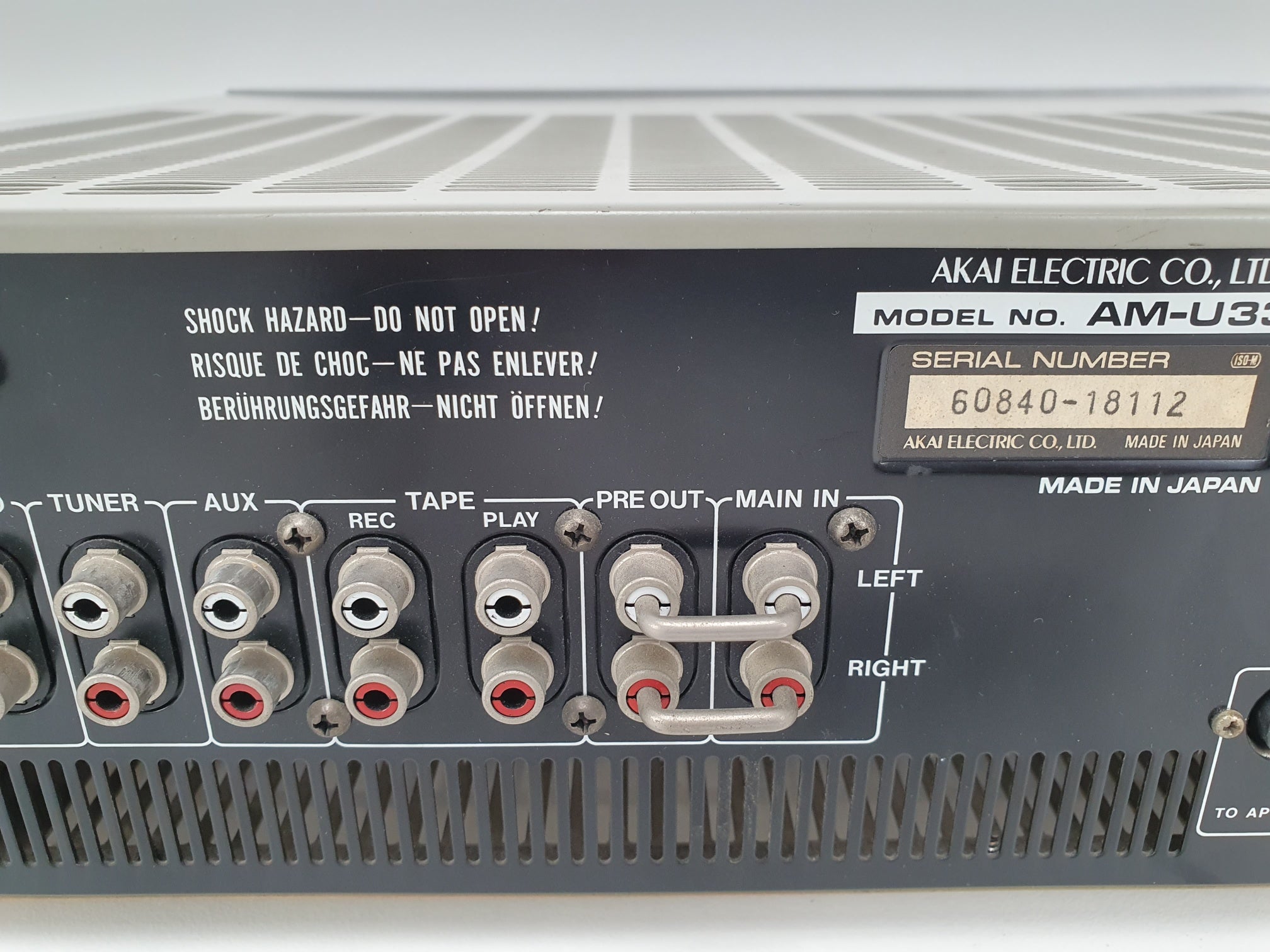Akai AM-U330 geïntegreerde versterker - 55W 8 ohm - Onderhoud uitgevoerd