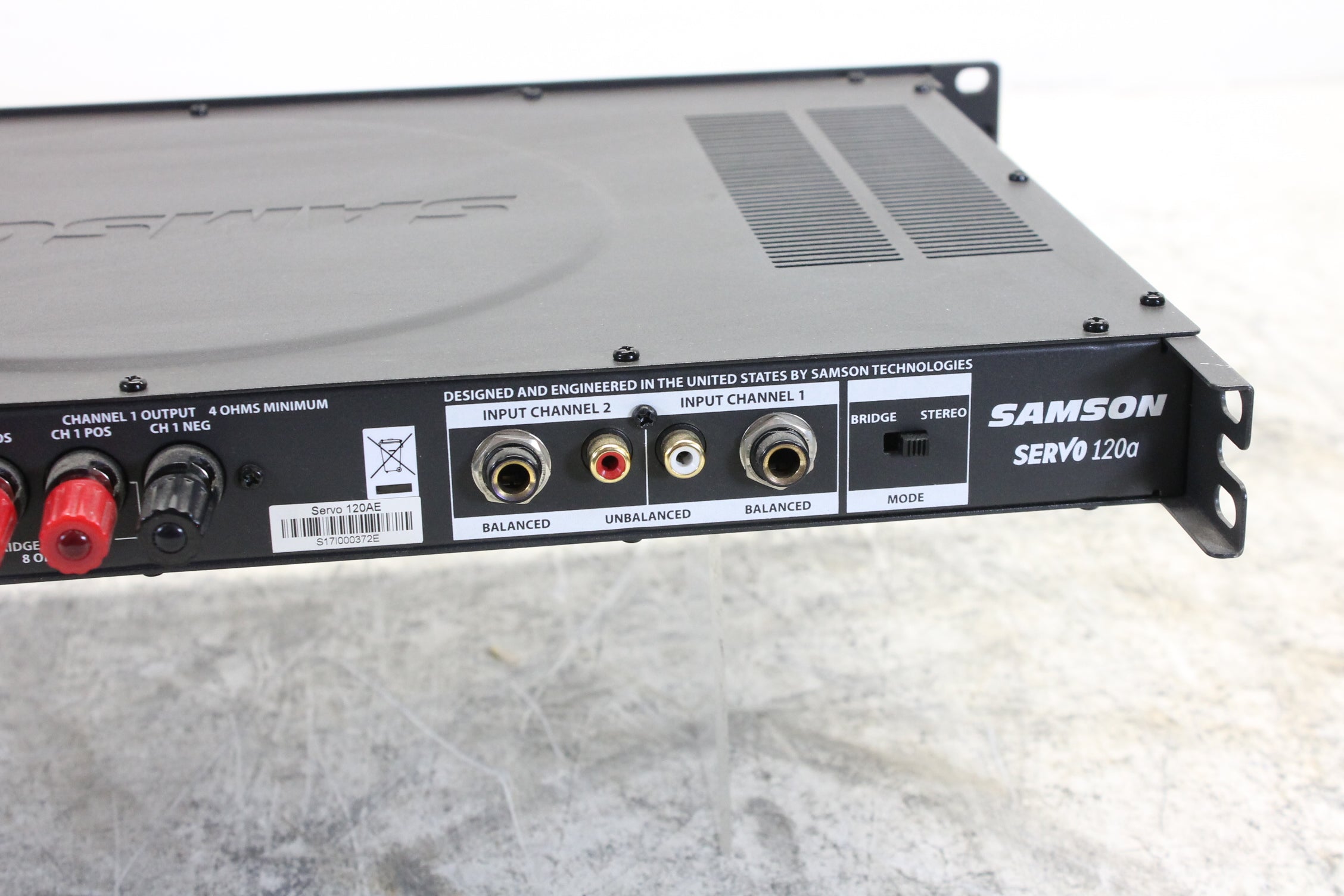 Samson Servo 120a Versterker 19"