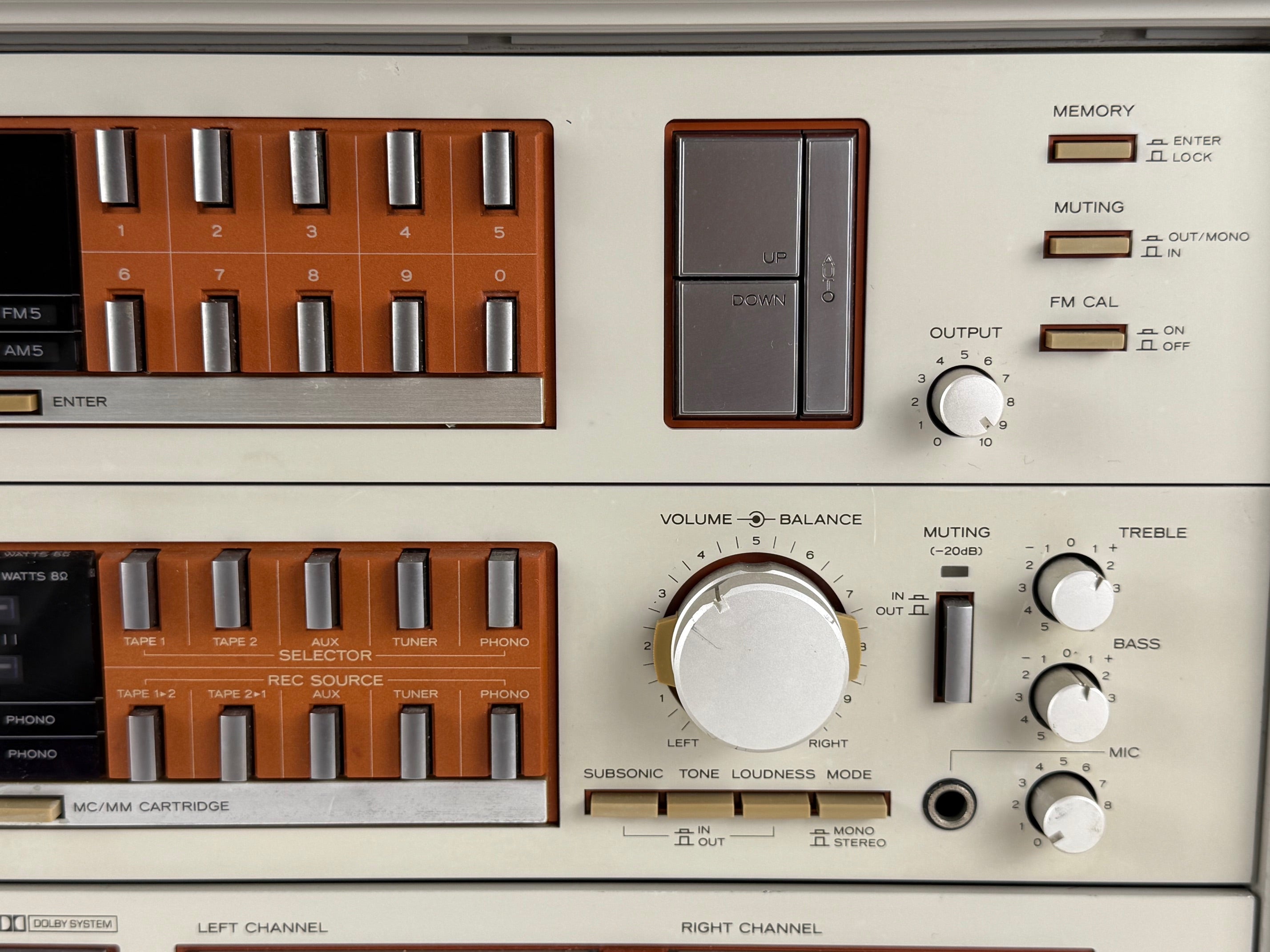 TEAC P9 Turntable / T-9 Stereo Tuner / A-9 Stereo Amplifier / V-9 Stereo Cassette Deck