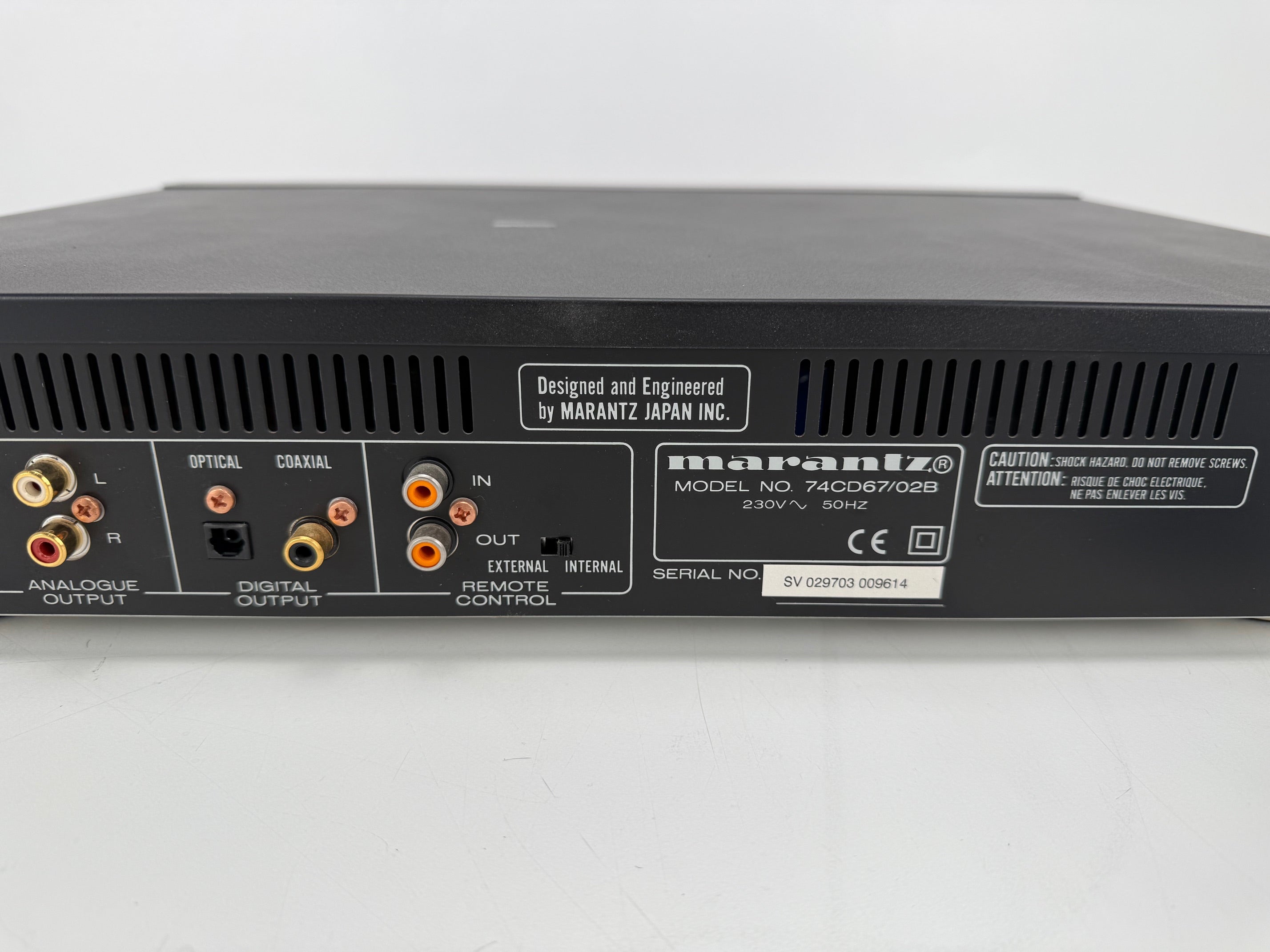 Marantz CD - 67 Compact Disc Player - Sold As Is